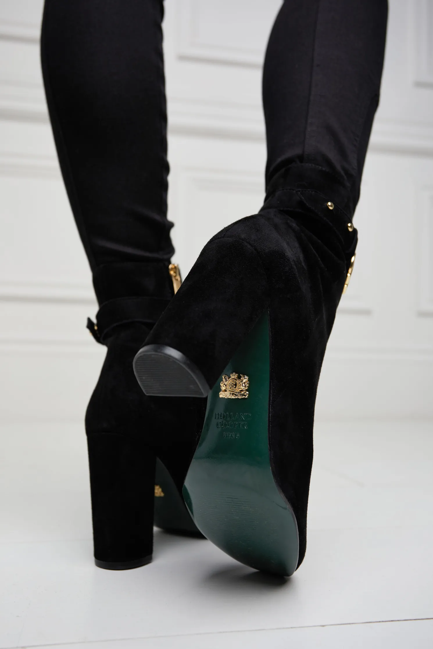 Mayfair Suede Ankle Boot (Black)