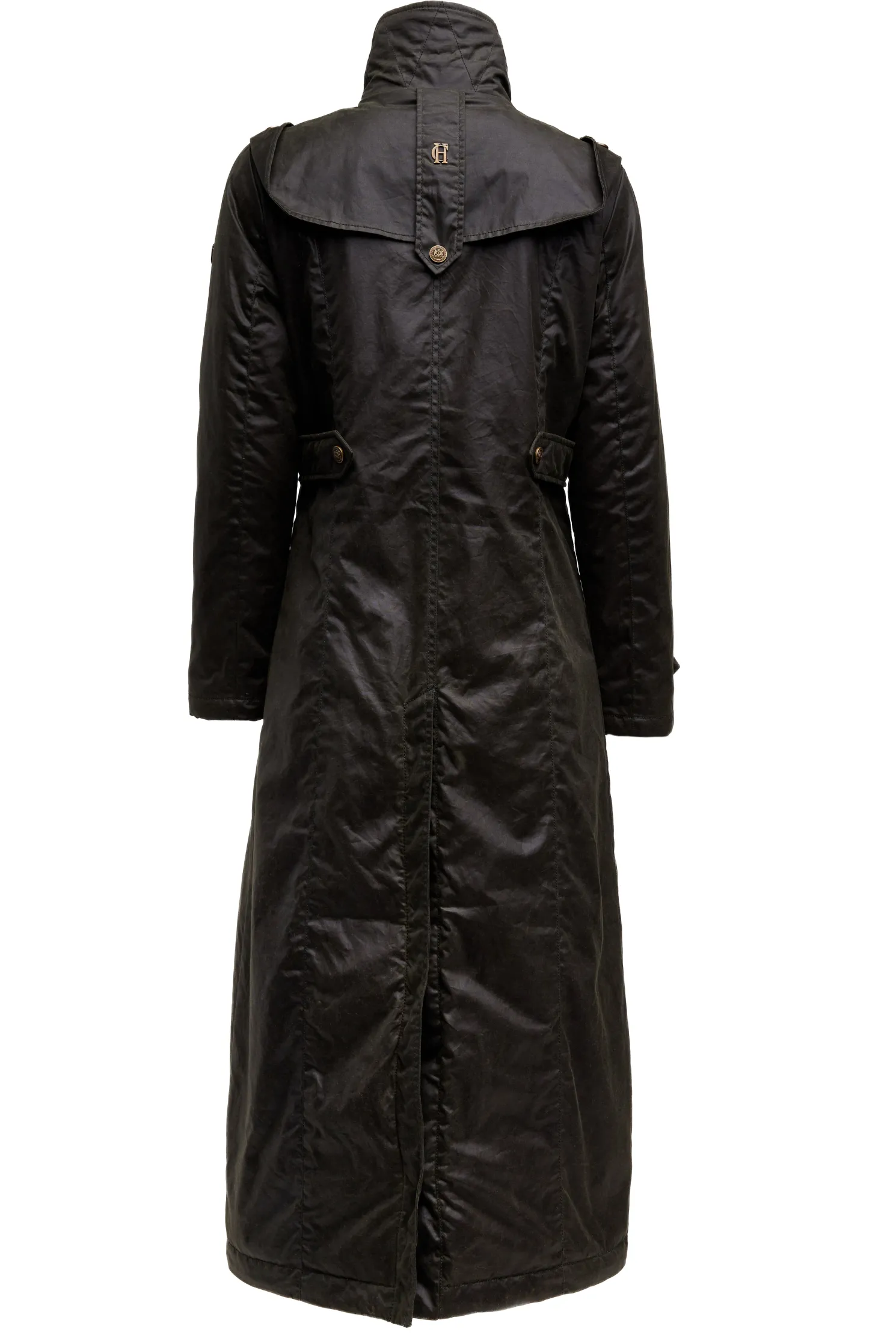 Merissa Wax Stockman Coat (Dark Olive)