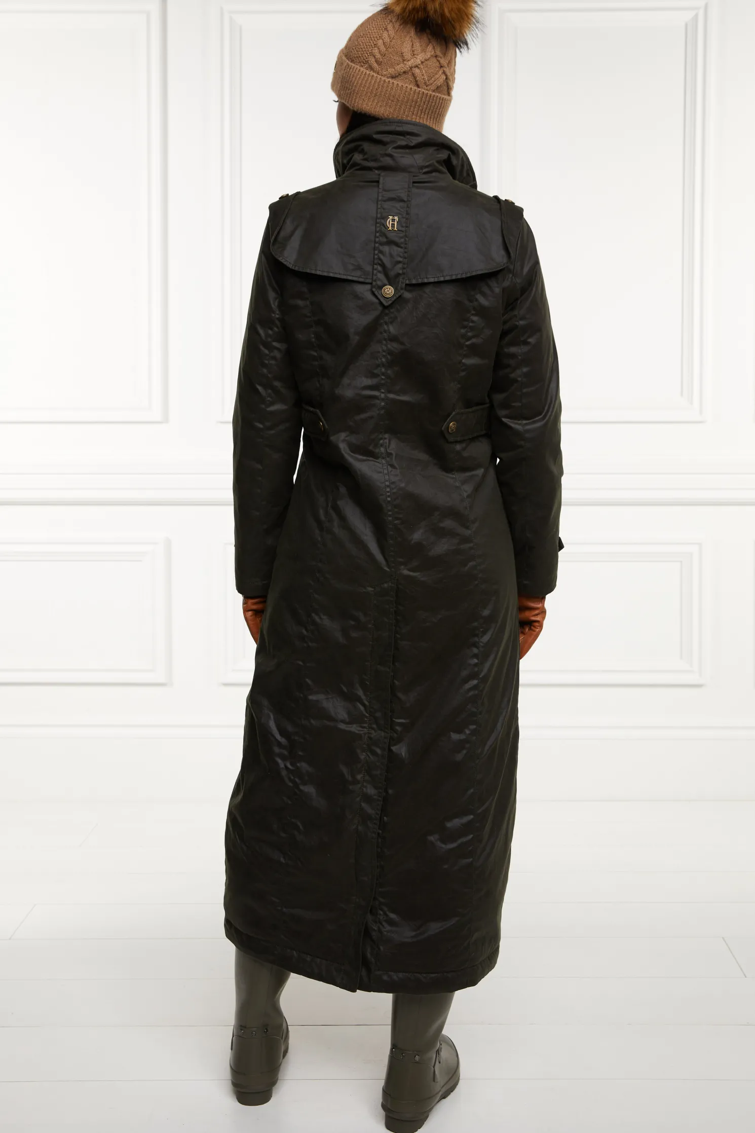 Merissa Wax Stockman Coat (Dark Olive)