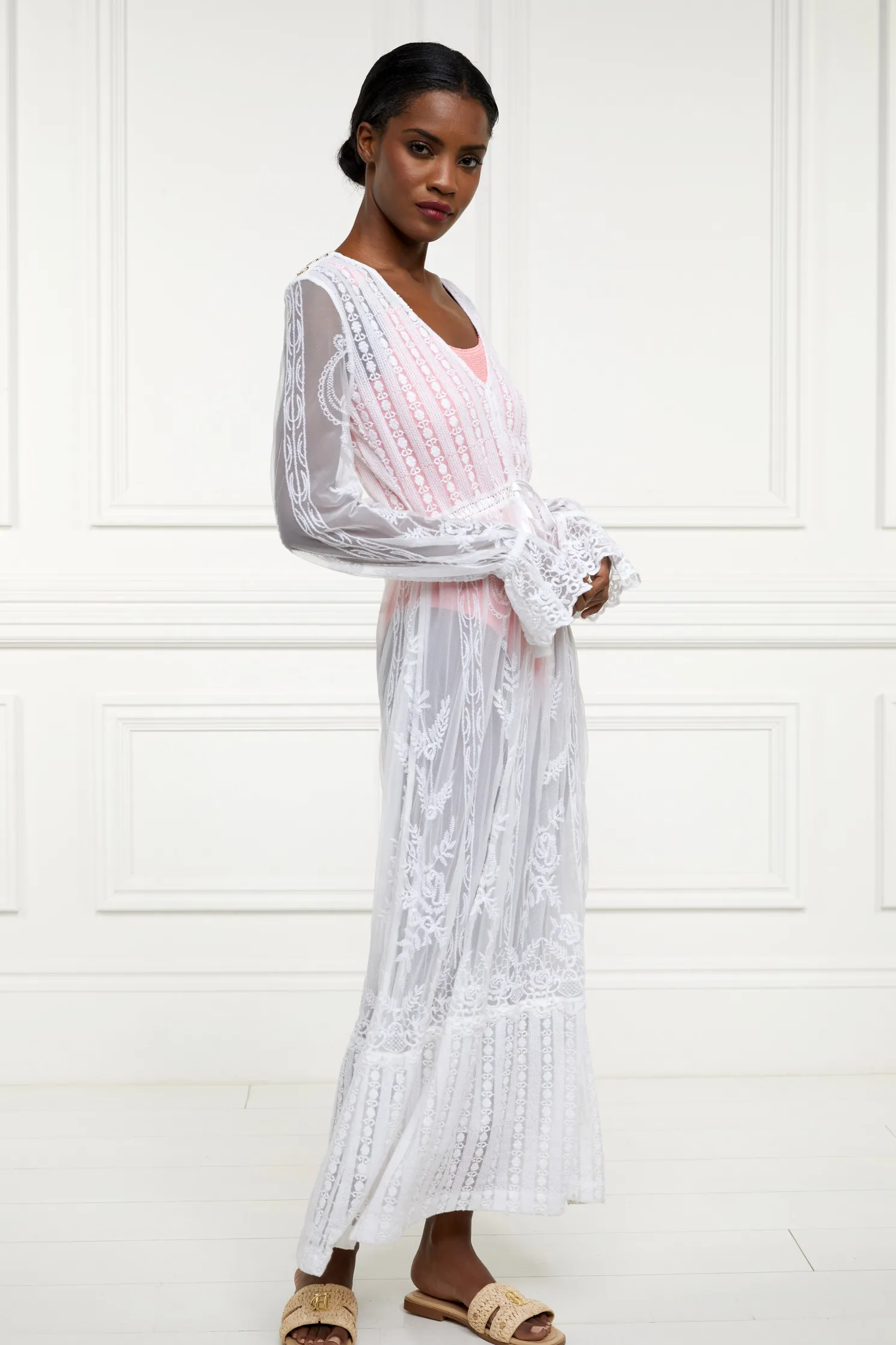 Mika Beach Dress (White)