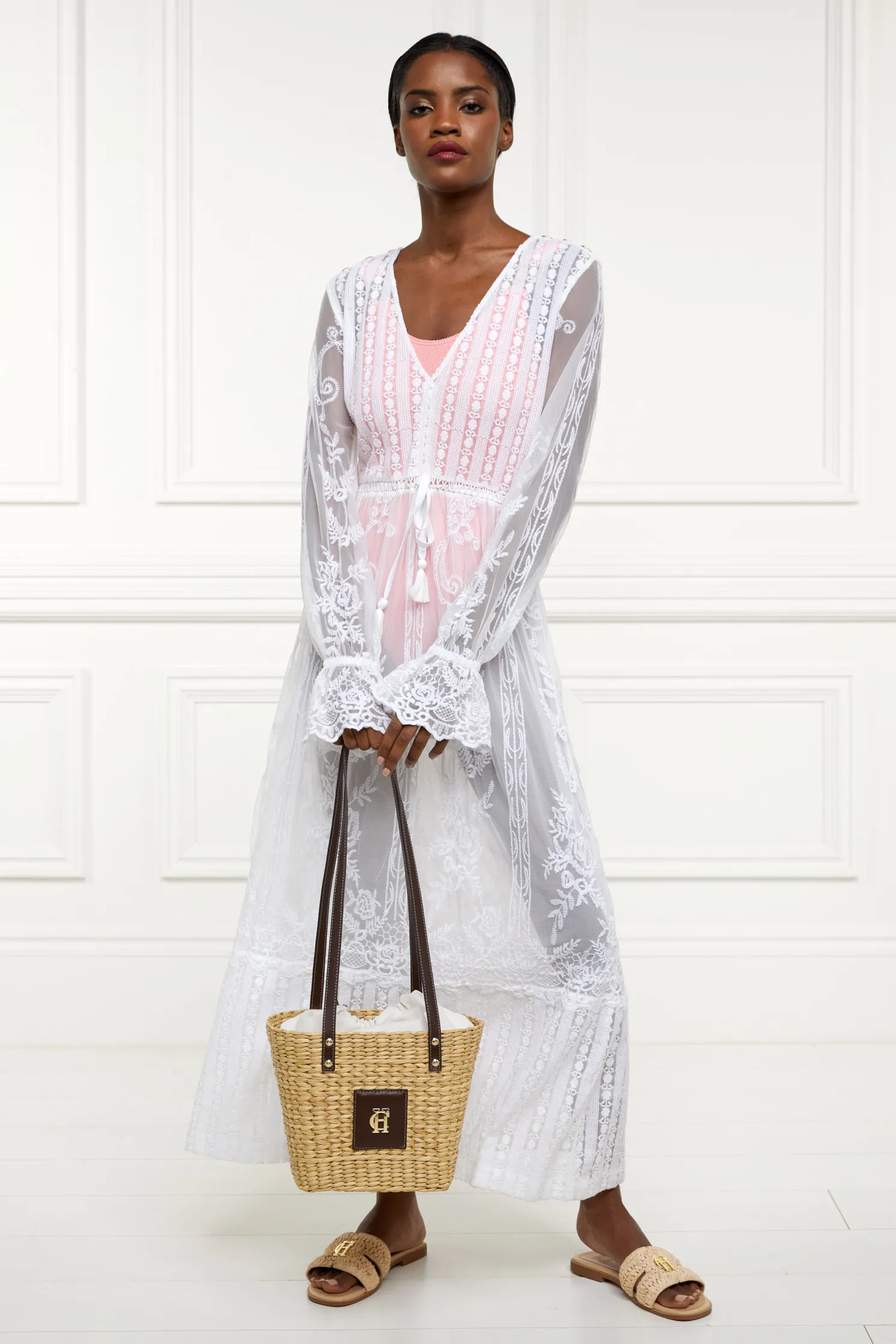 Mika Beach Dress (White)