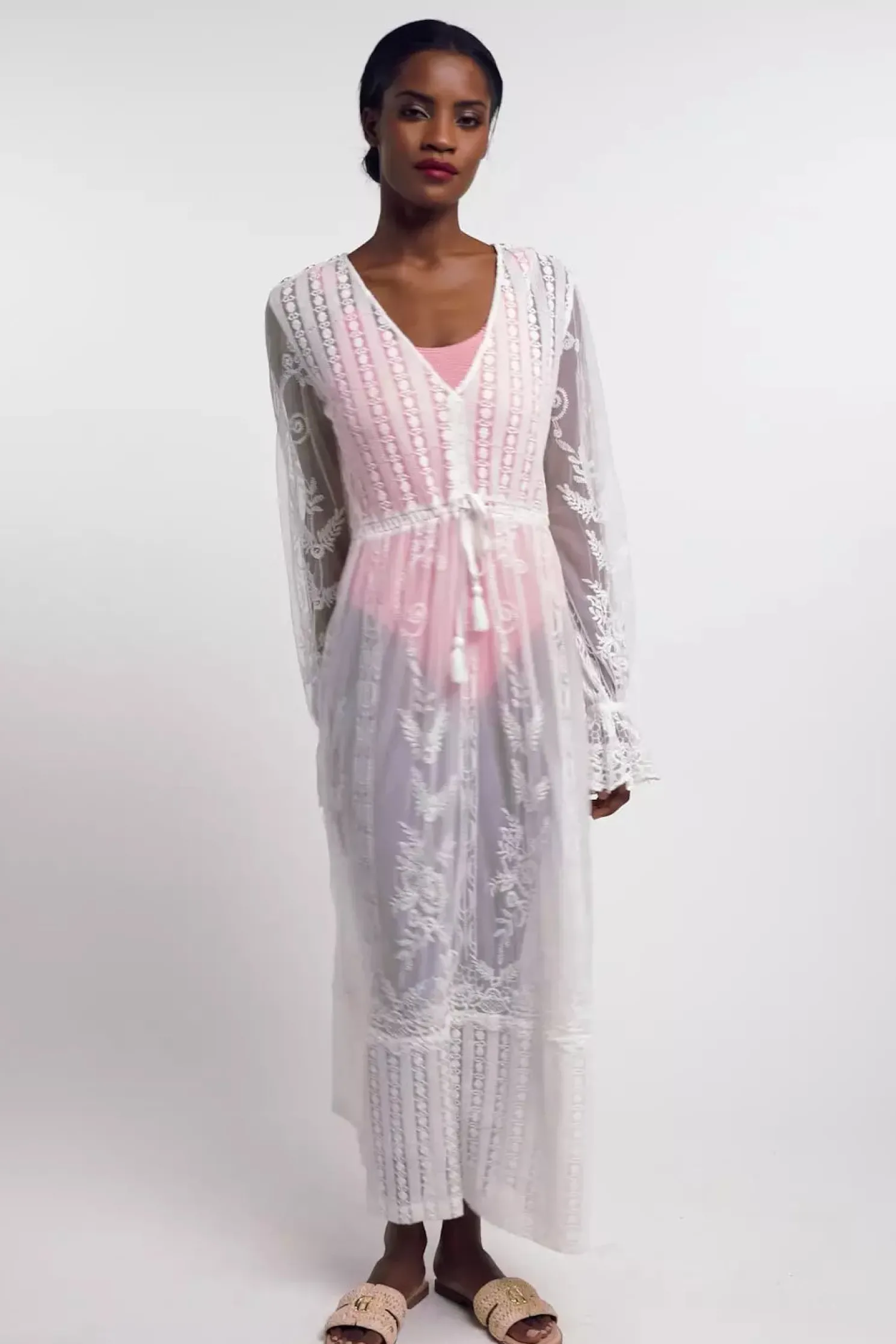 Mika Beach Dress (White)