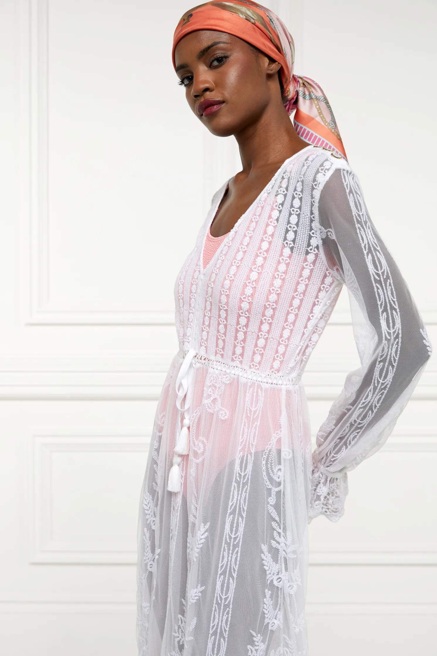 Mika Beach Dress (White)