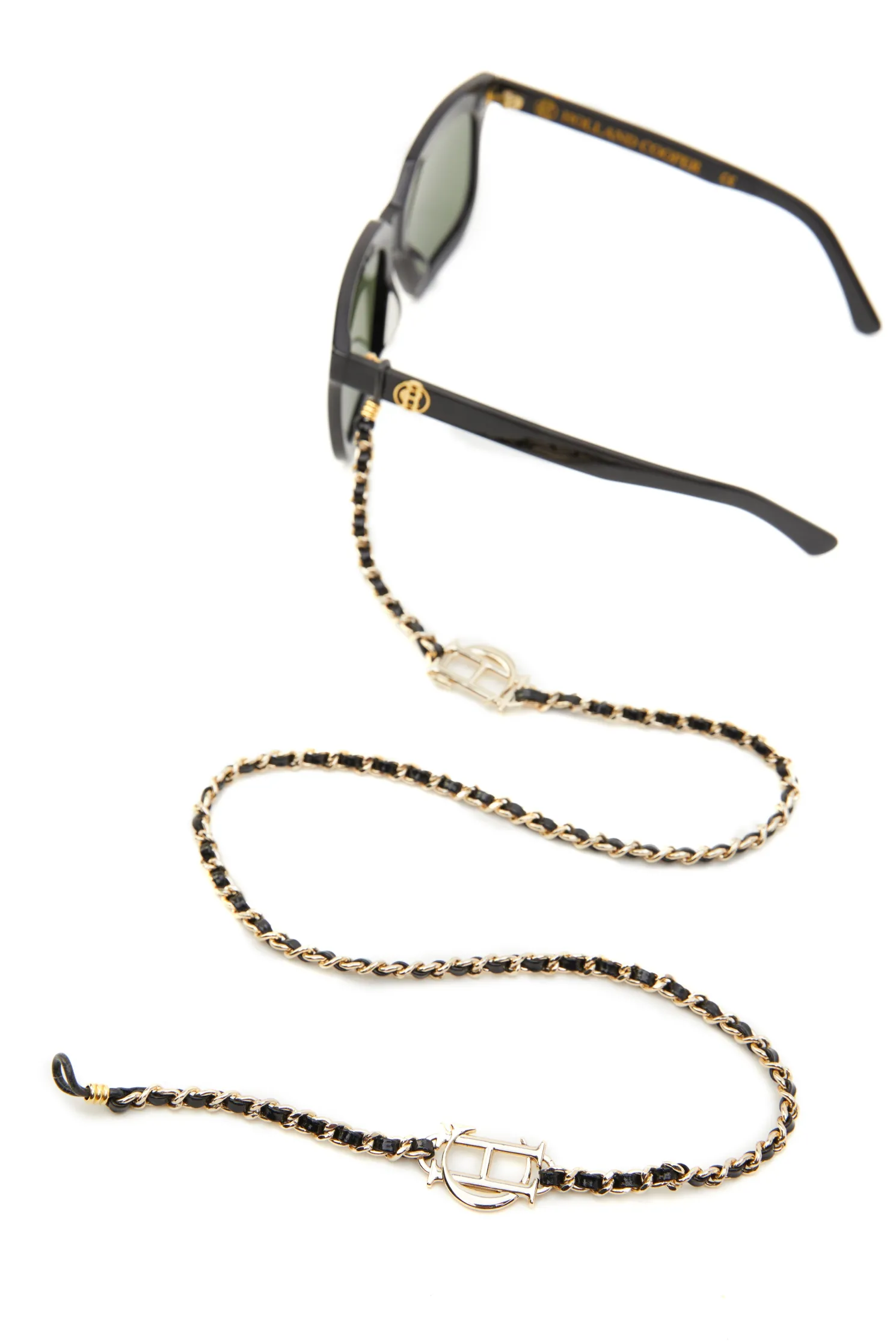 Milan Glasses Chain (Black Gold)