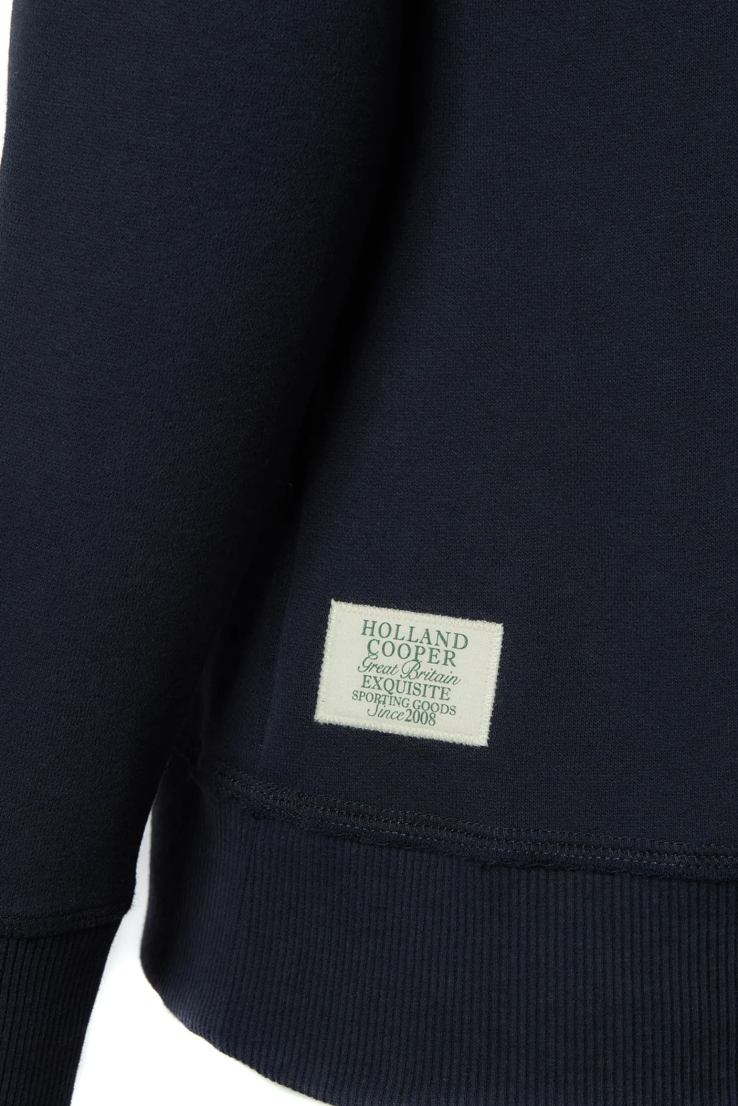 Monogram Crew Neck Sweat (Ink Navy)