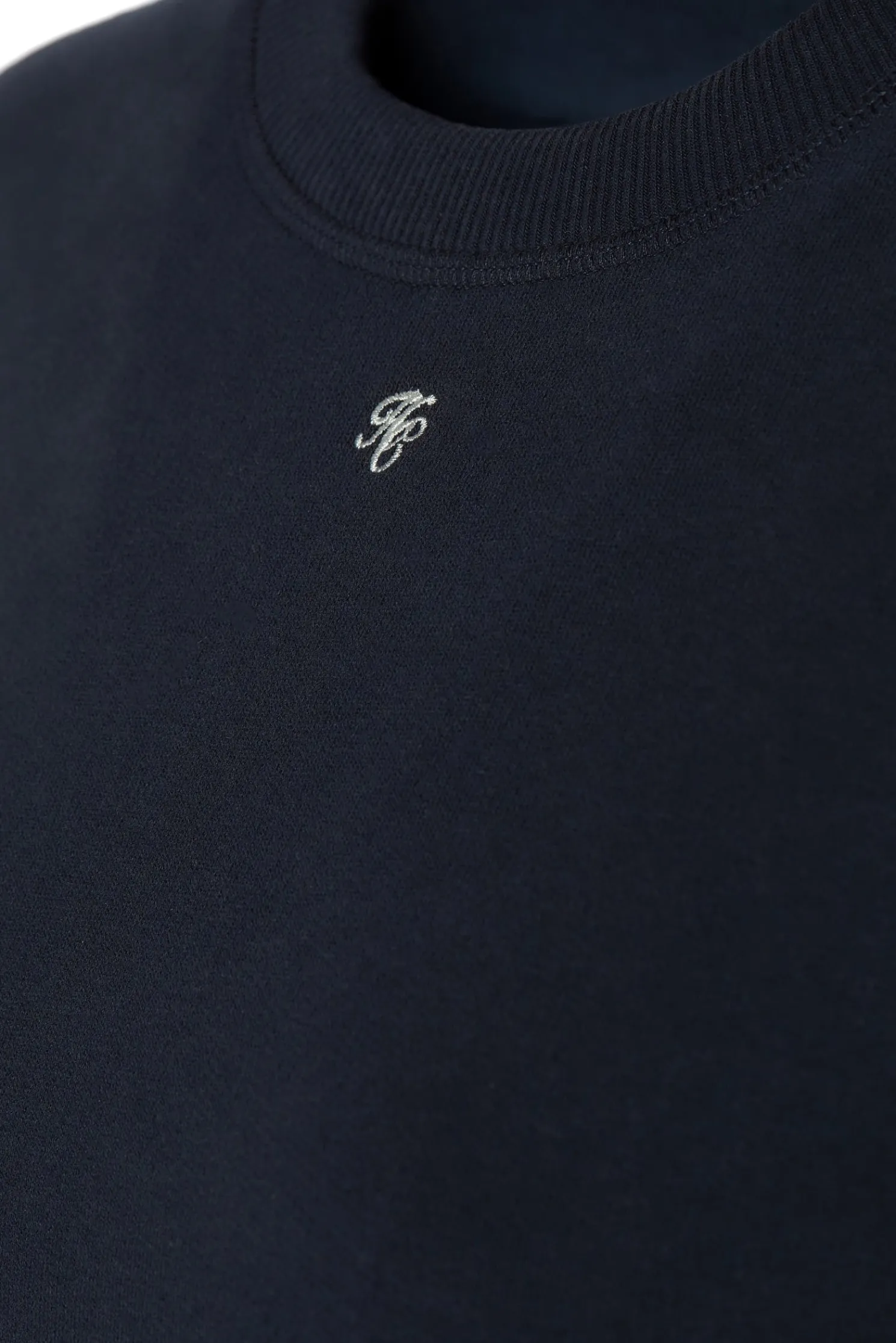 Monogram Crew Neck Sweat (Ink Navy)