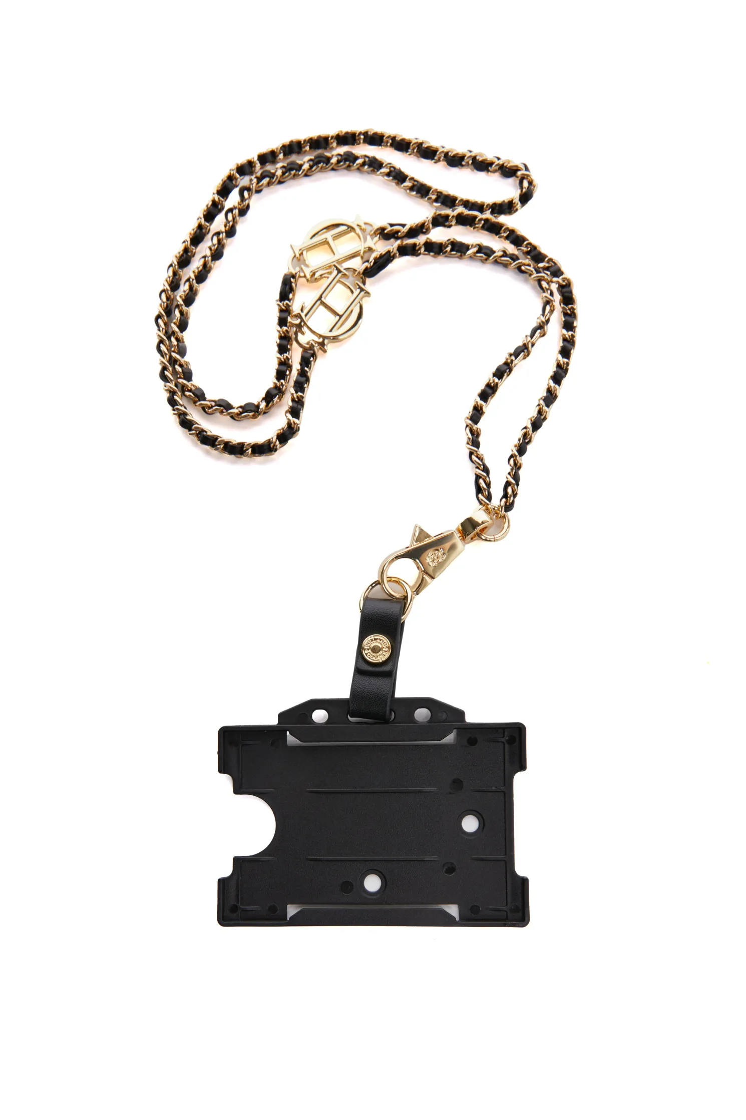 Monogram Lanyard (Black Gold)