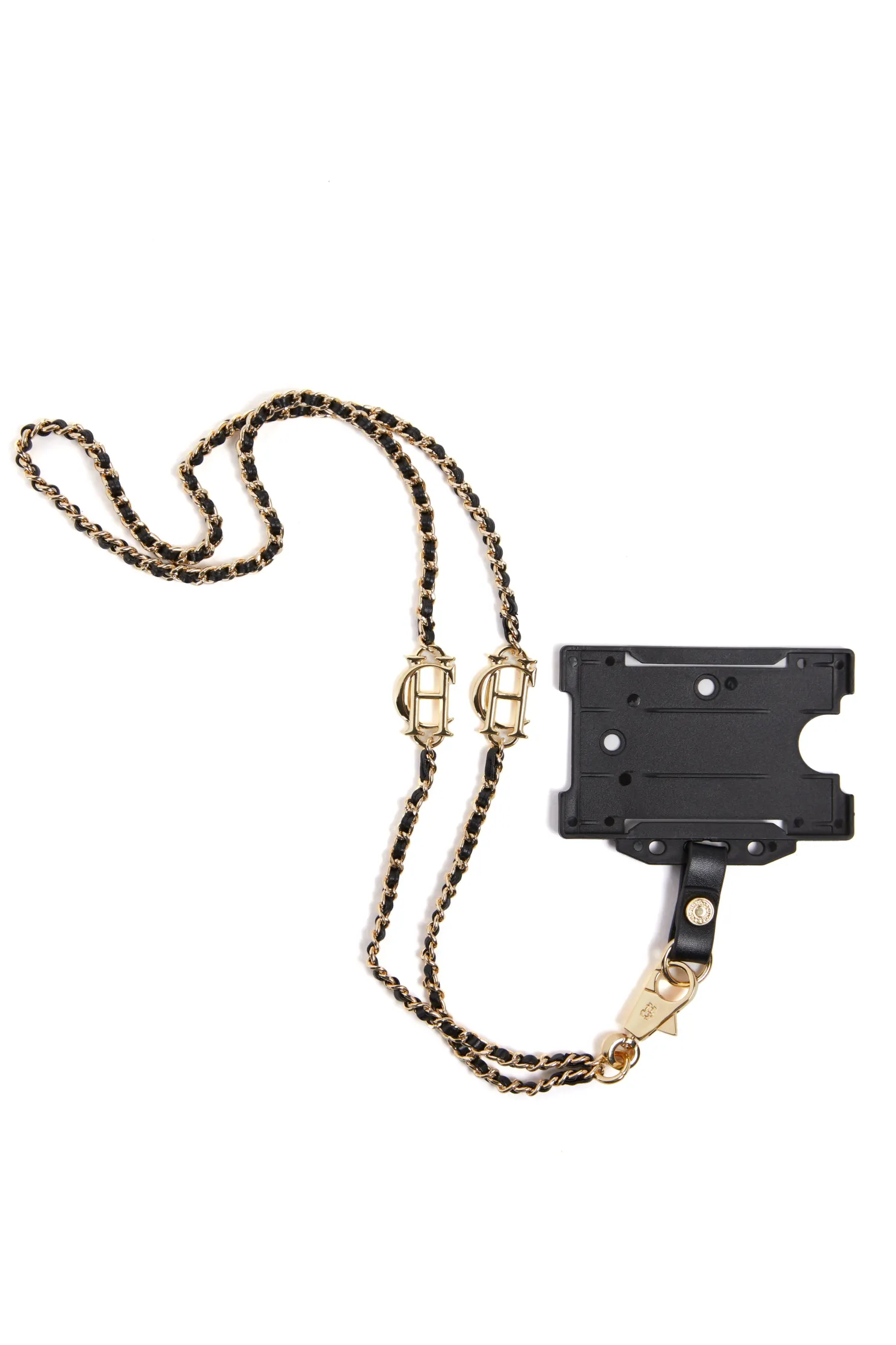 Monogram Lanyard (Black Gold)