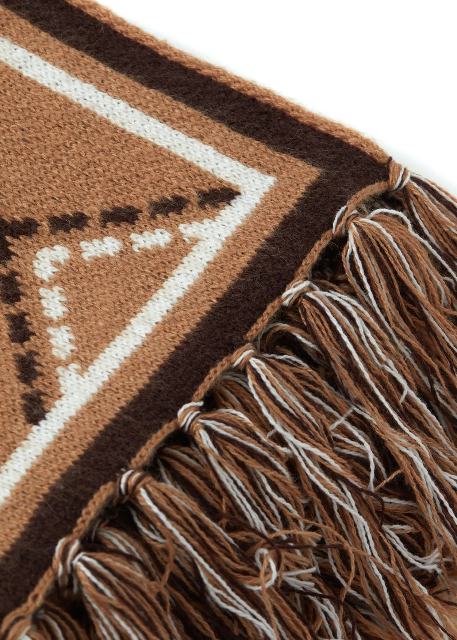 Monogram Scarf (Camel)