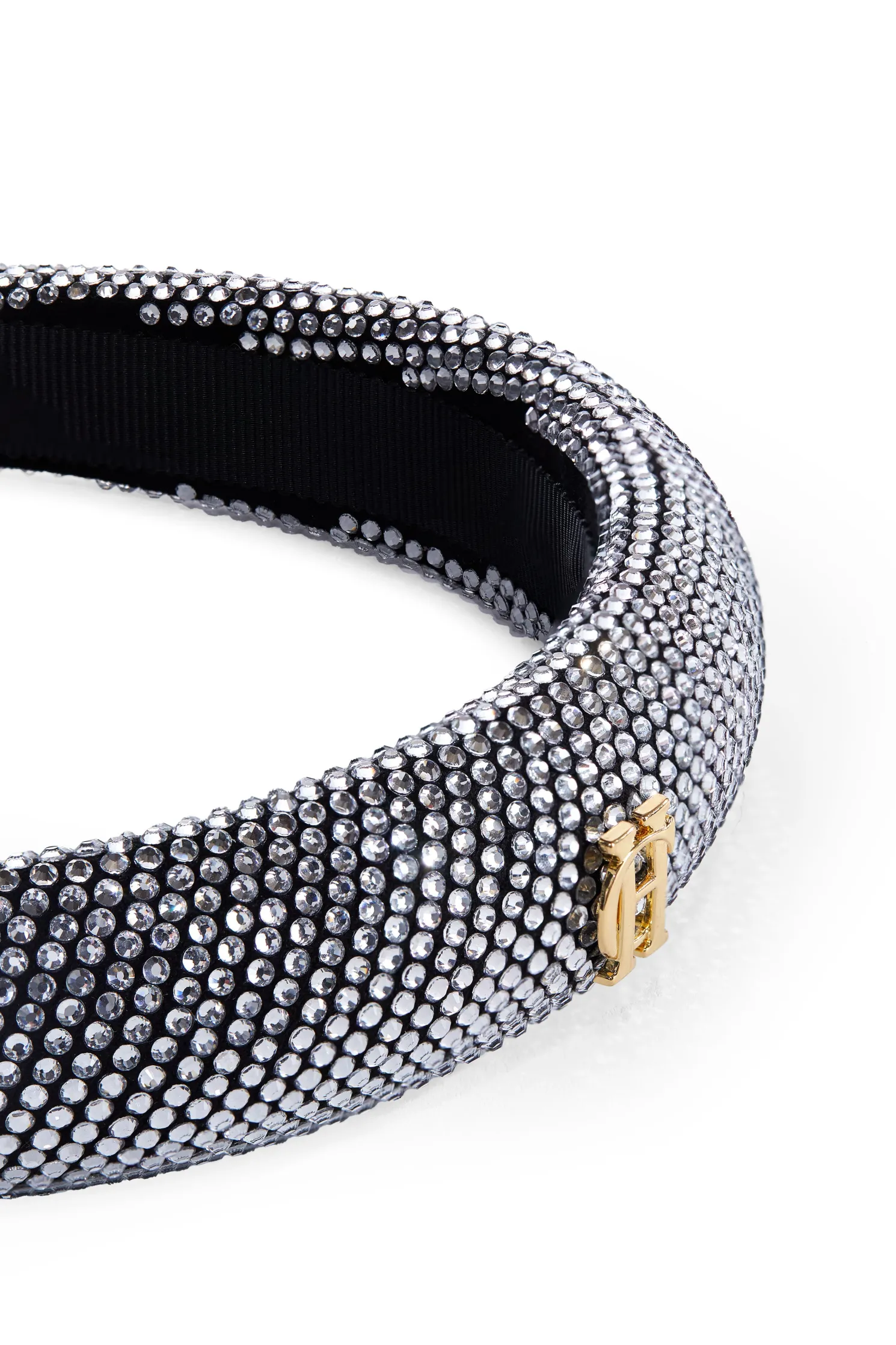 Narrow Headband (Silver Crystal)