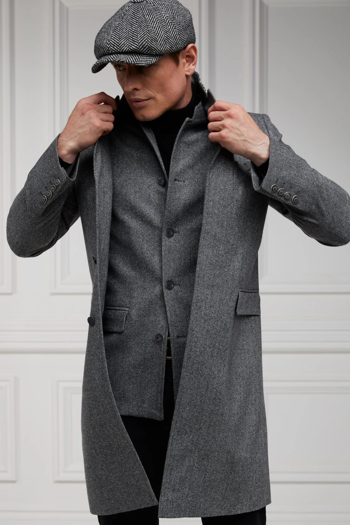 Nehru Gilet (Mono Herringbone)