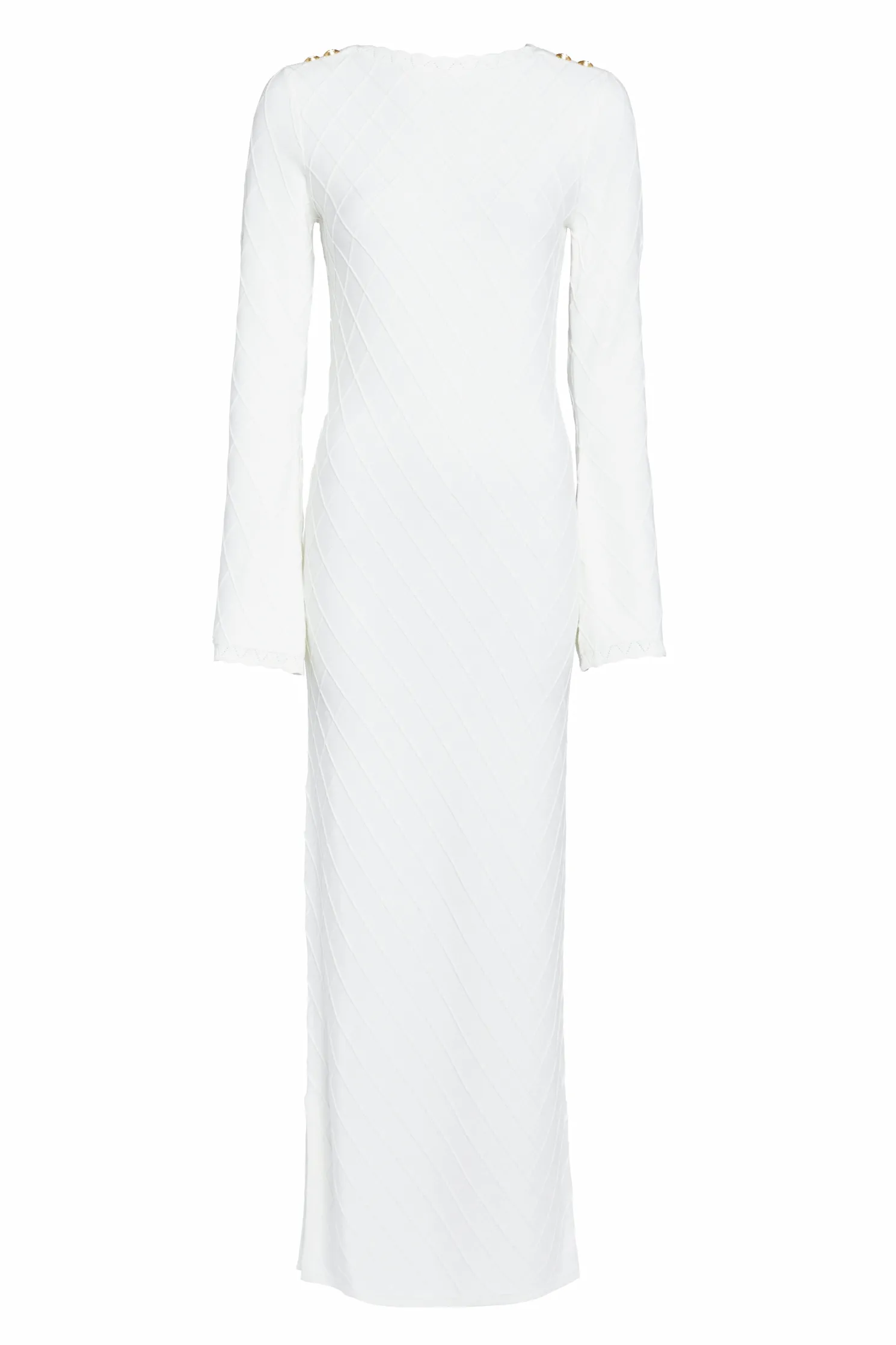 Olive Maxi Dress (White)