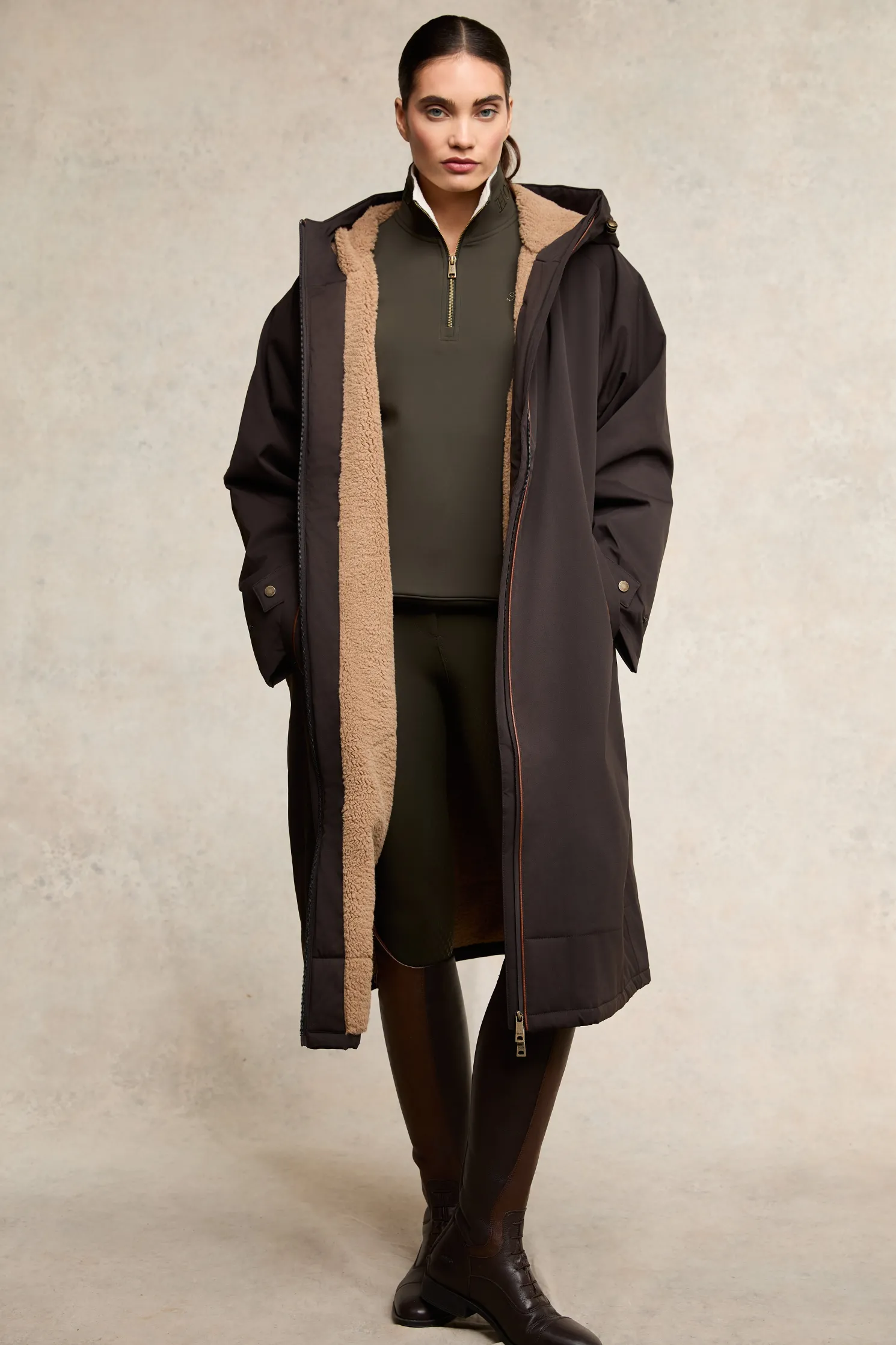 One-Size Waterproof Coat (Chocolate)