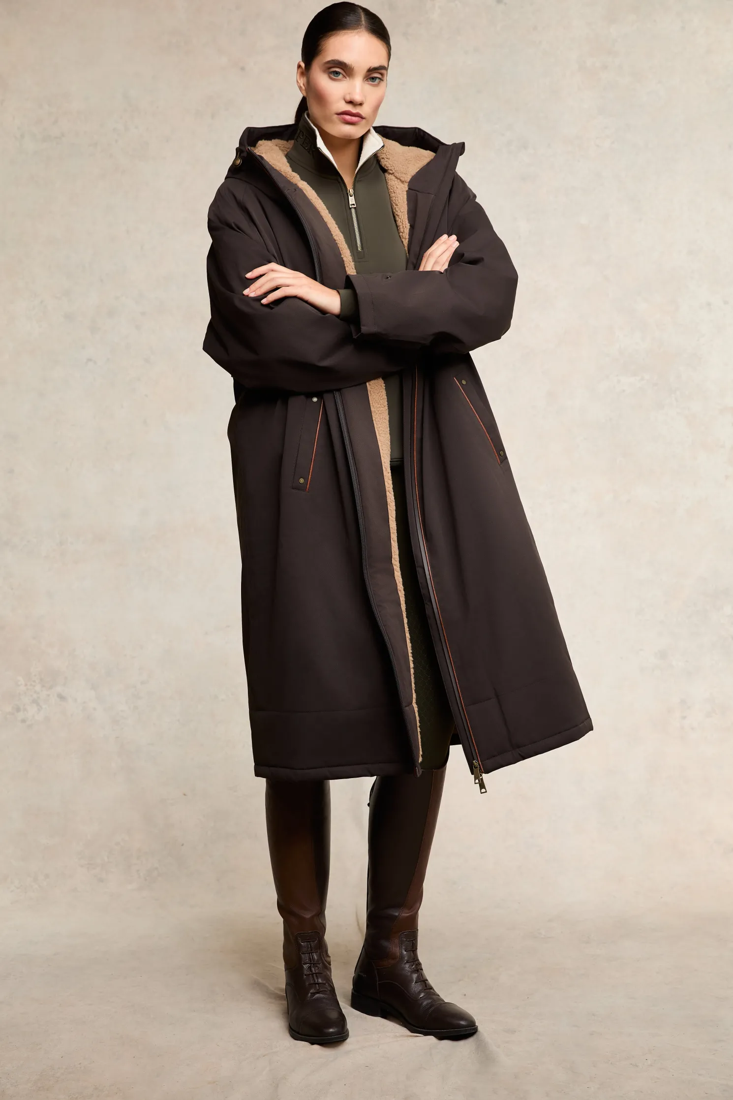 One-Size Waterproof Coat (Chocolate)