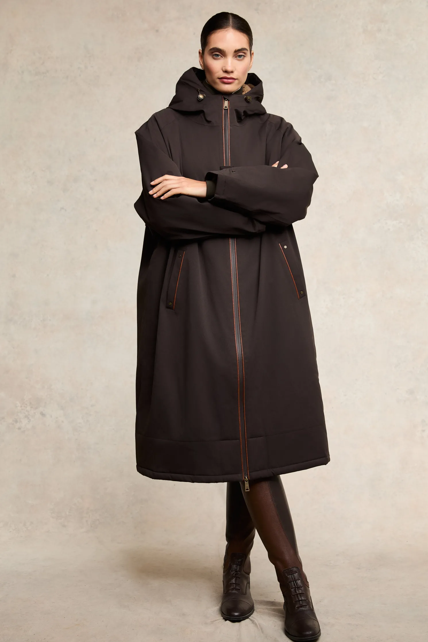 One-Size Waterproof Coat (Chocolate)