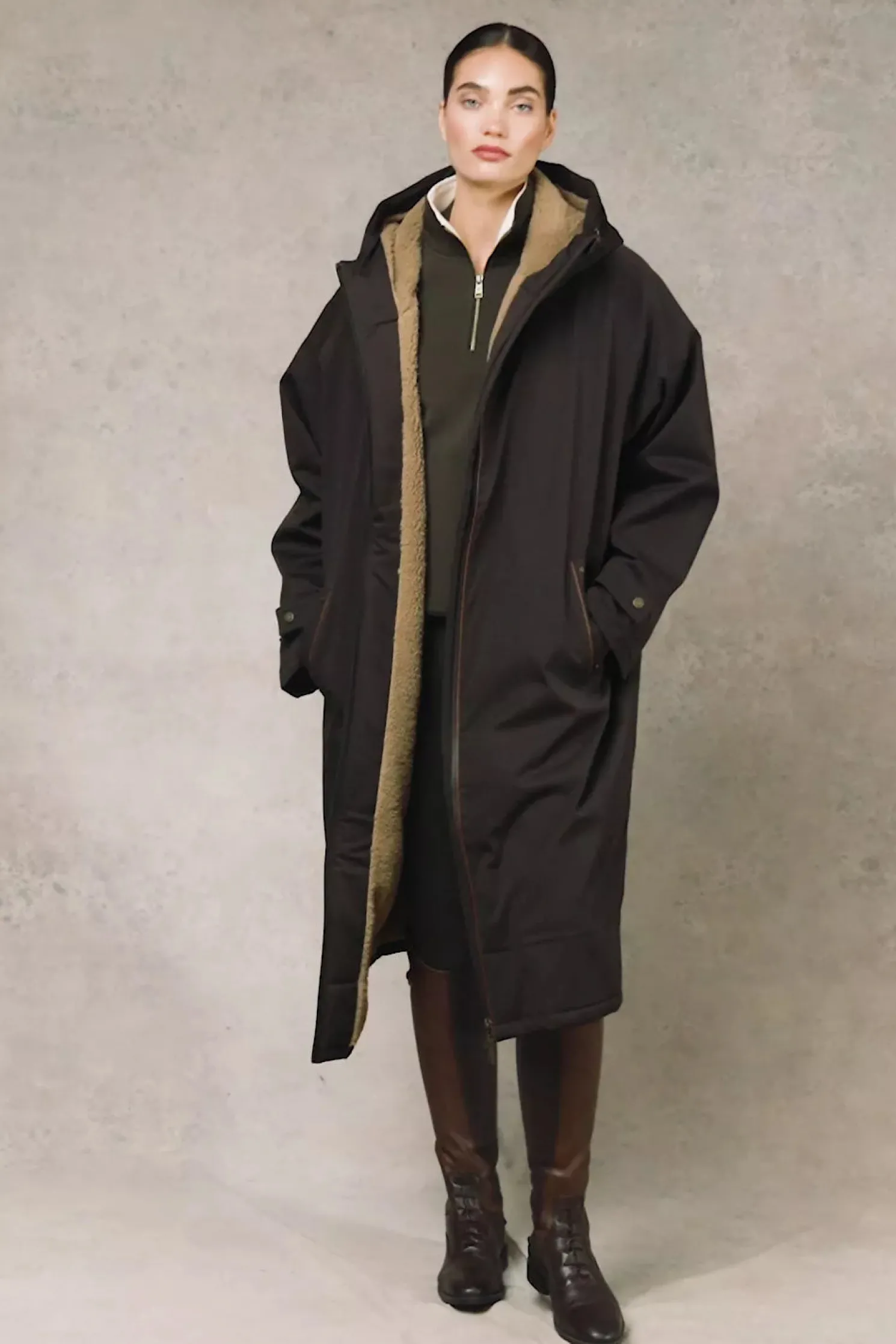 One-Size Waterproof Coat (Chocolate)