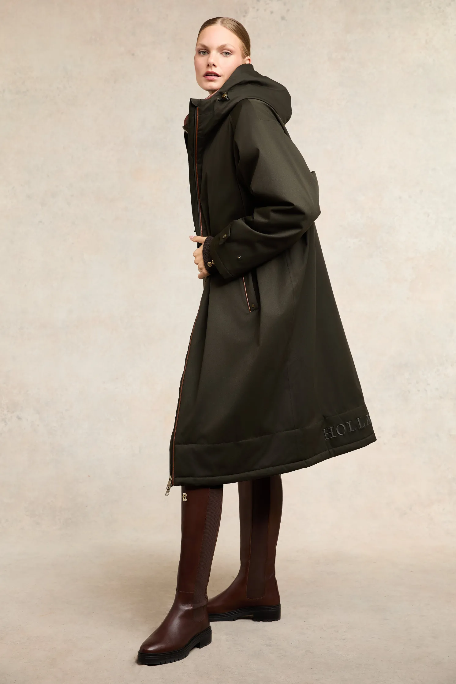 One-Size Waterproof Coat (Khaki)