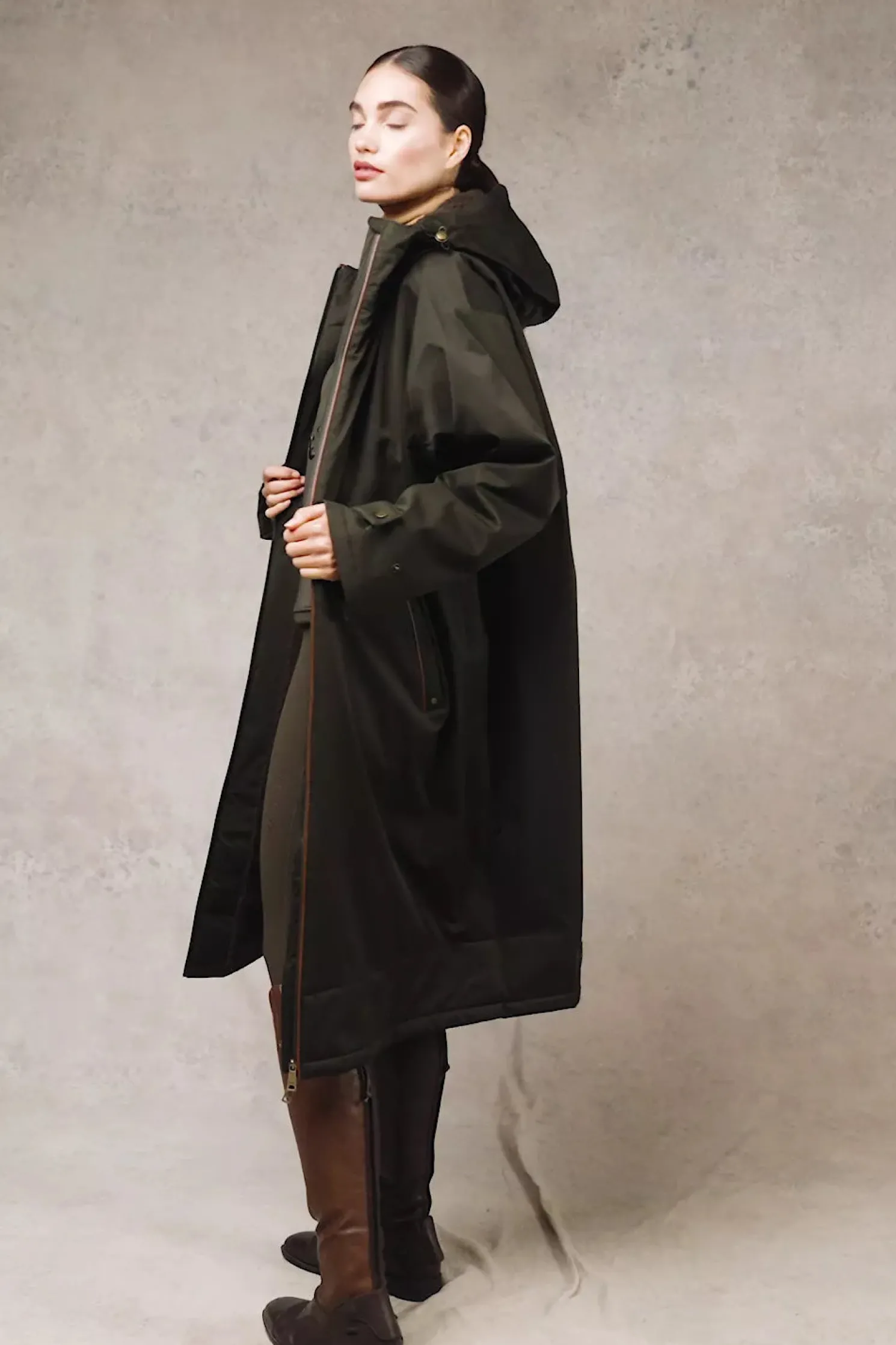 One-Size Waterproof Coat (Khaki)