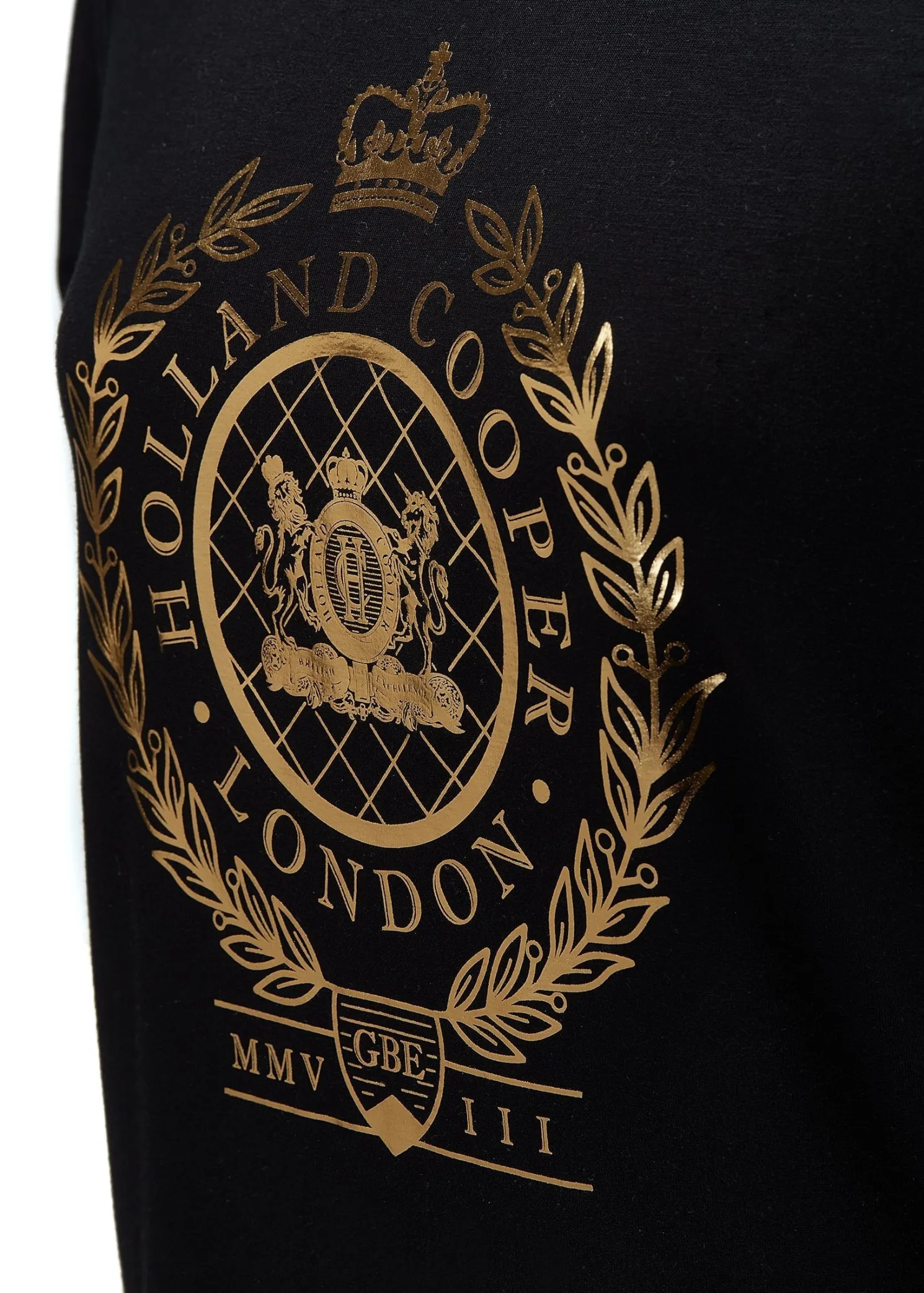 Ornate Crest Tee (Black)