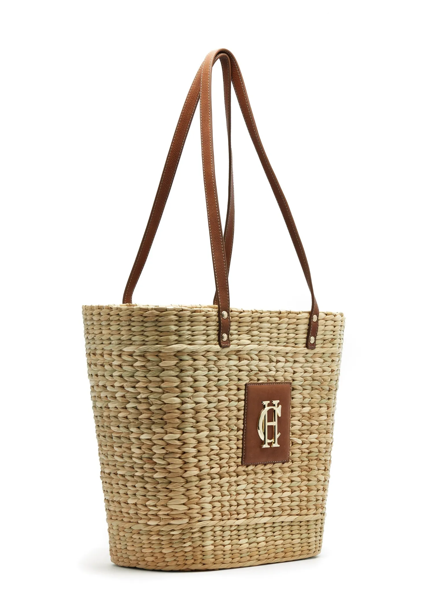 Paloma Straw Tote (Natural Tan)