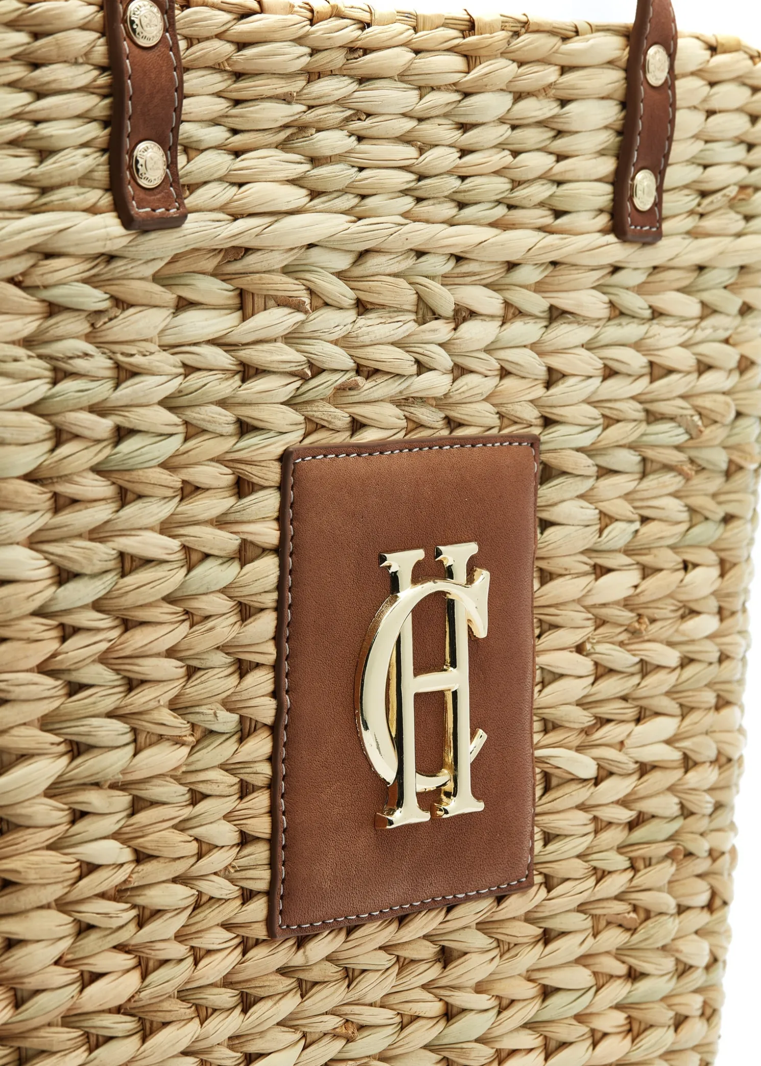 Paloma Straw Tote (Natural Tan)