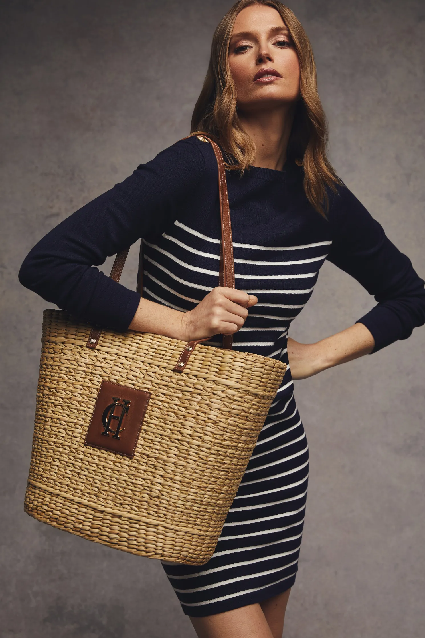 Paloma Straw Tote (Natural Tan)