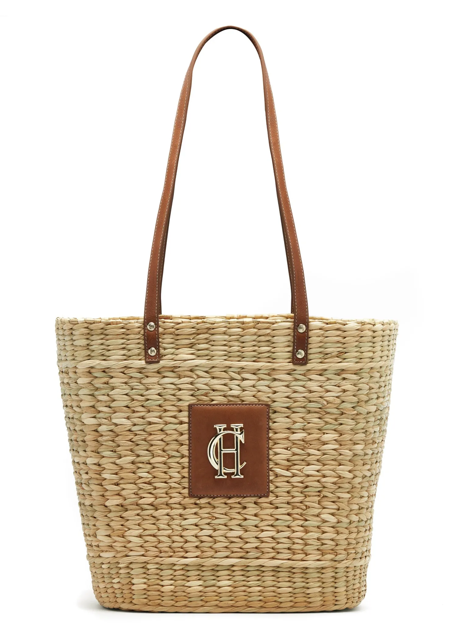 Paloma Straw Tote (Natural Tan)