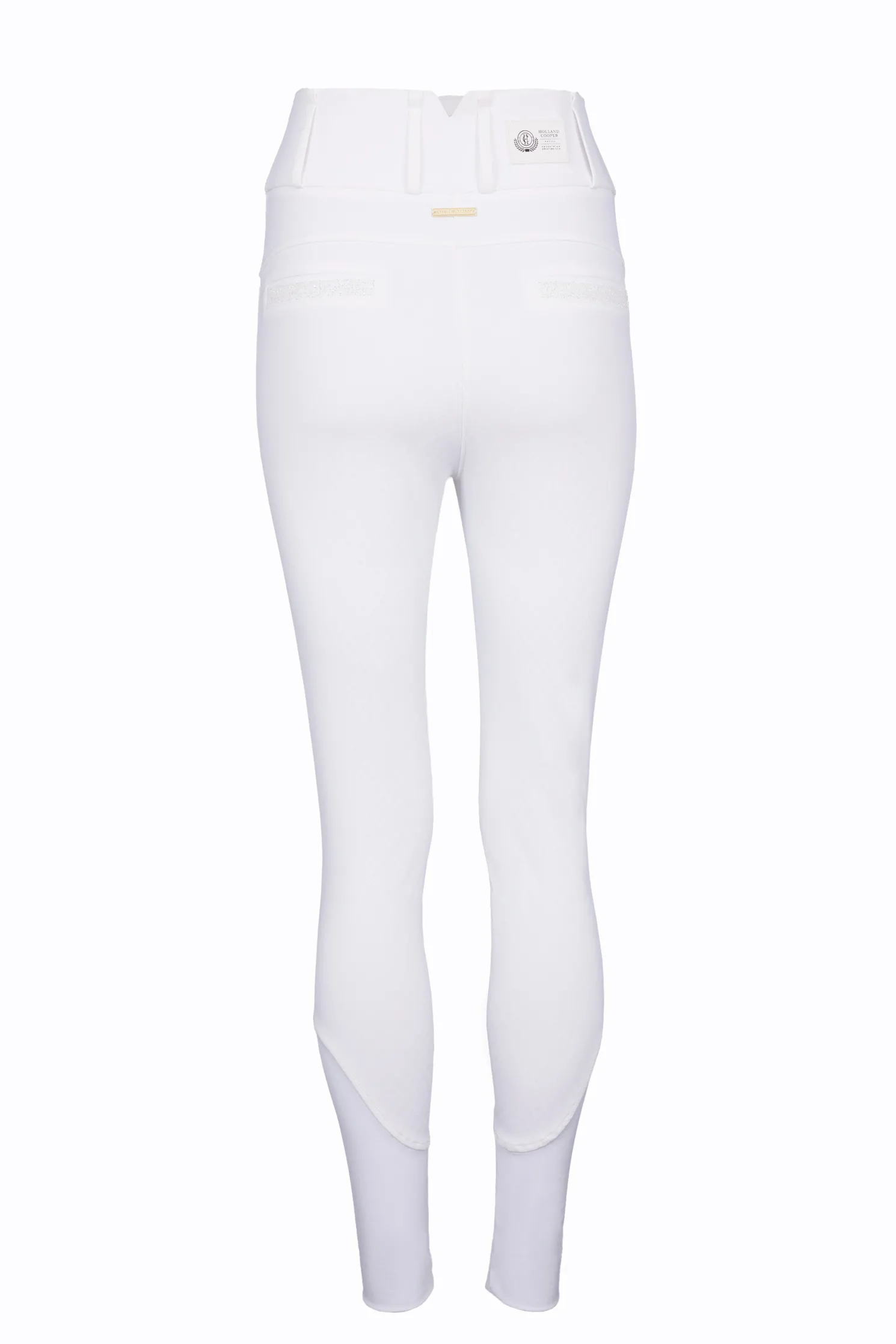 Premium Competition High Rise Breeches (White)