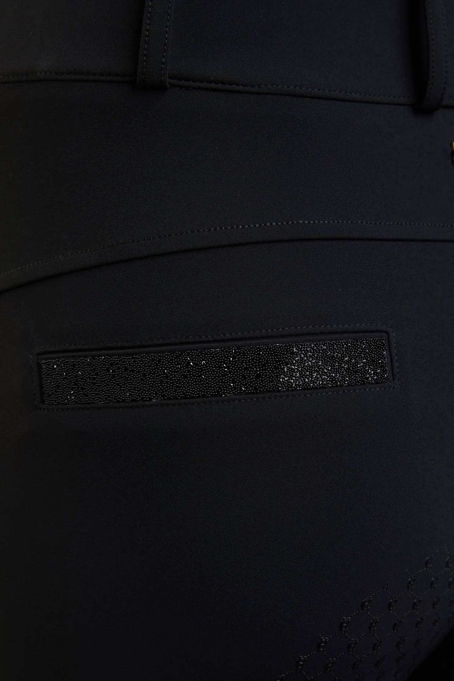 Premium High Rise Breeches (Black)