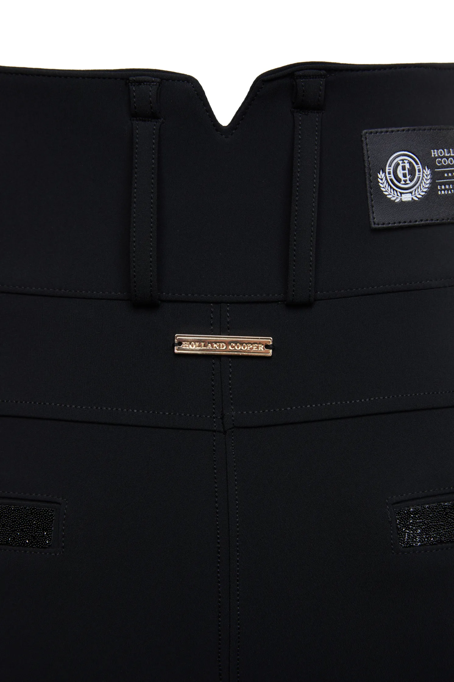 Premium High Rise Breeches (Black)