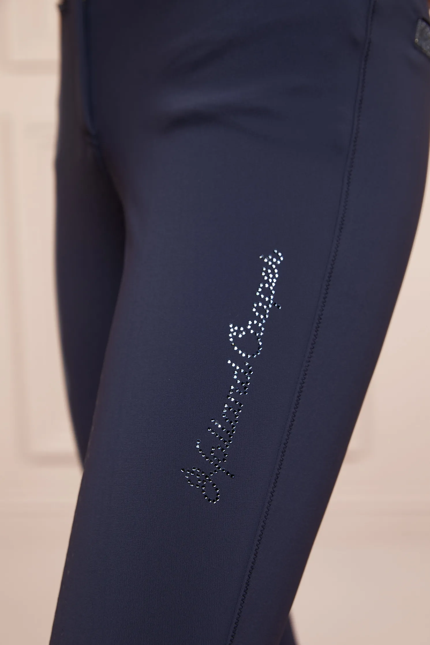 Premium High Rise Breeches (Yale Blue)