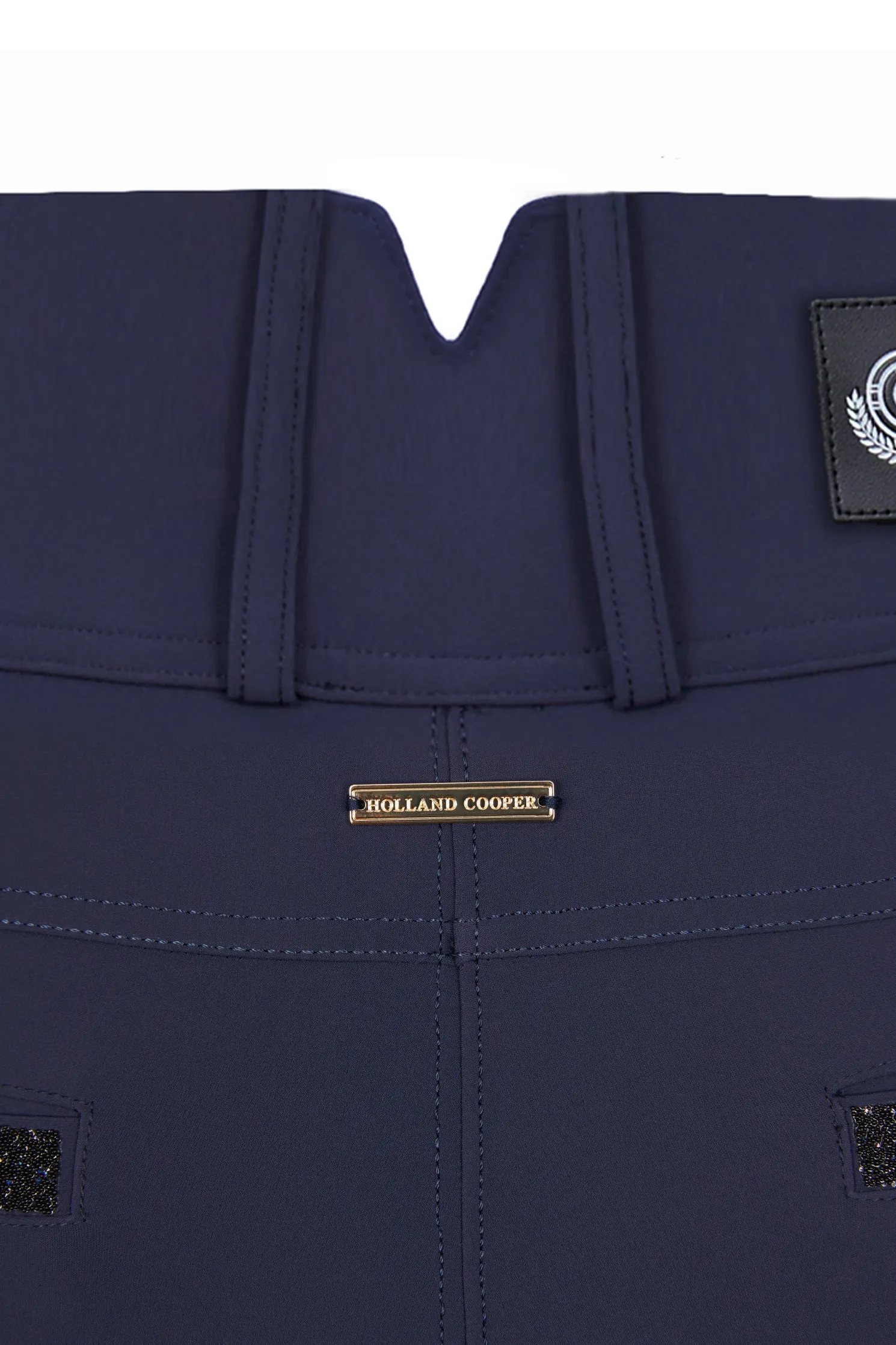 Premium High Rise Breeches (Yale Blue)