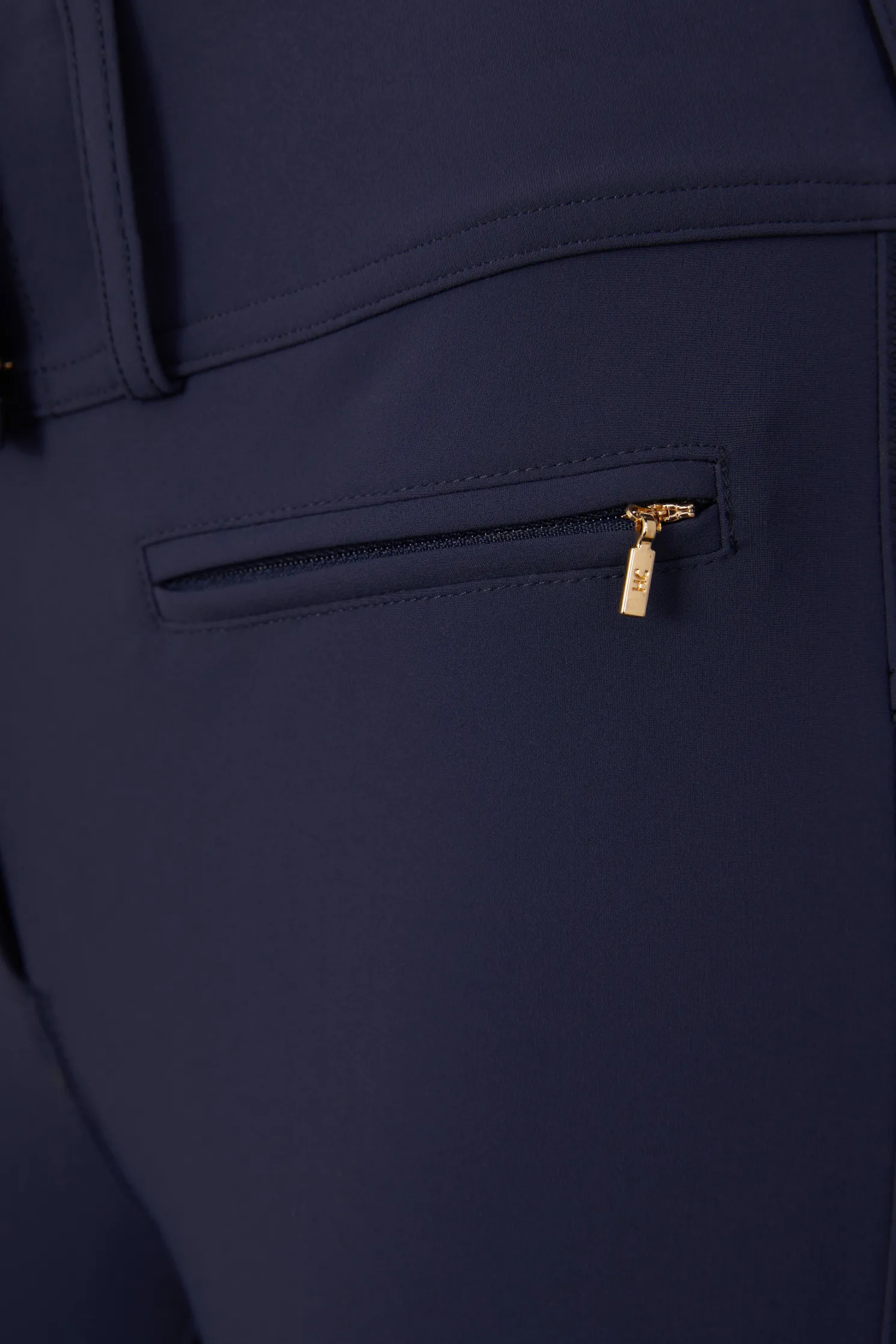 Premium High Rise Breeches (Yale Blue)