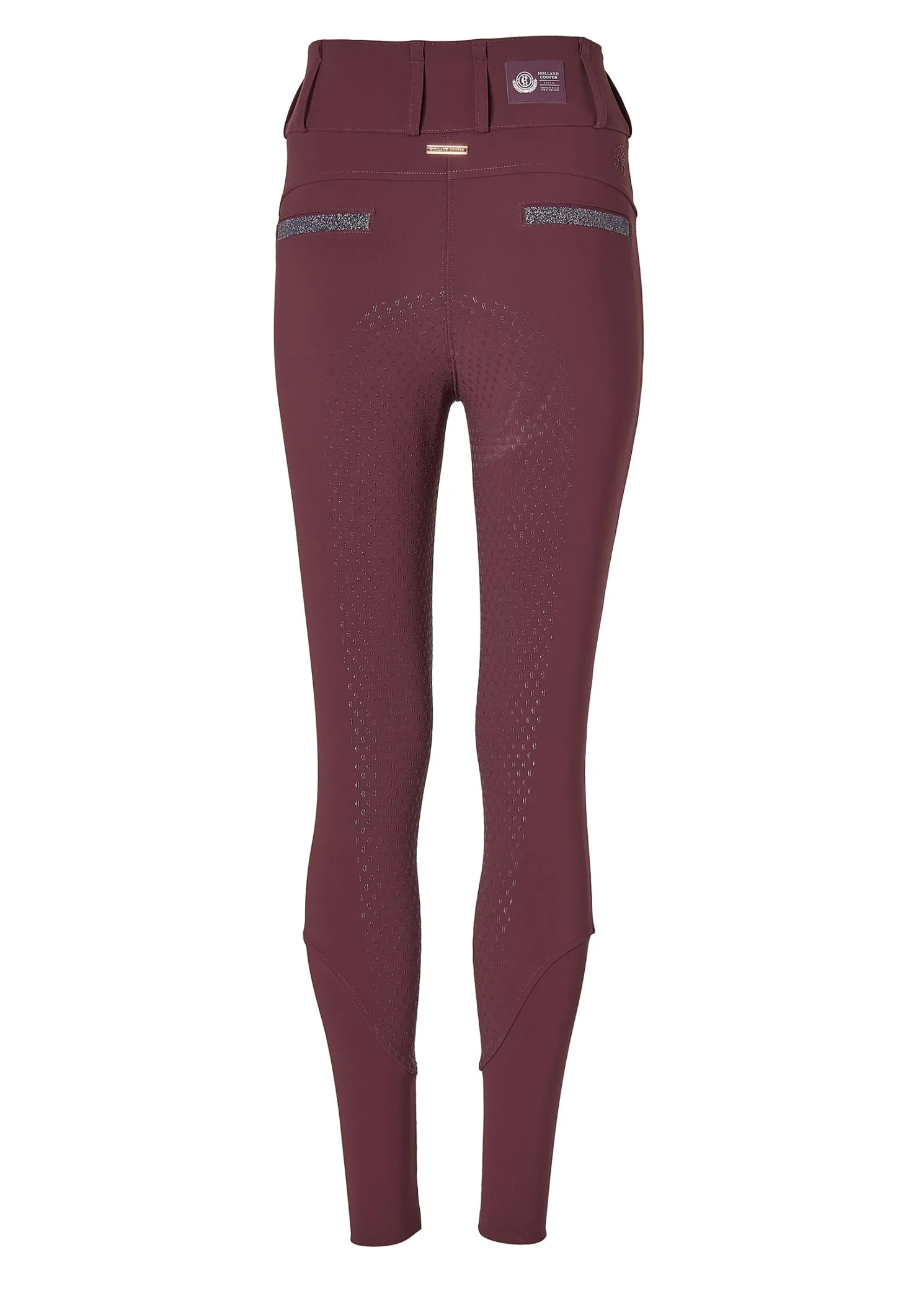 Premium High Rise Breeches (Aubergine)