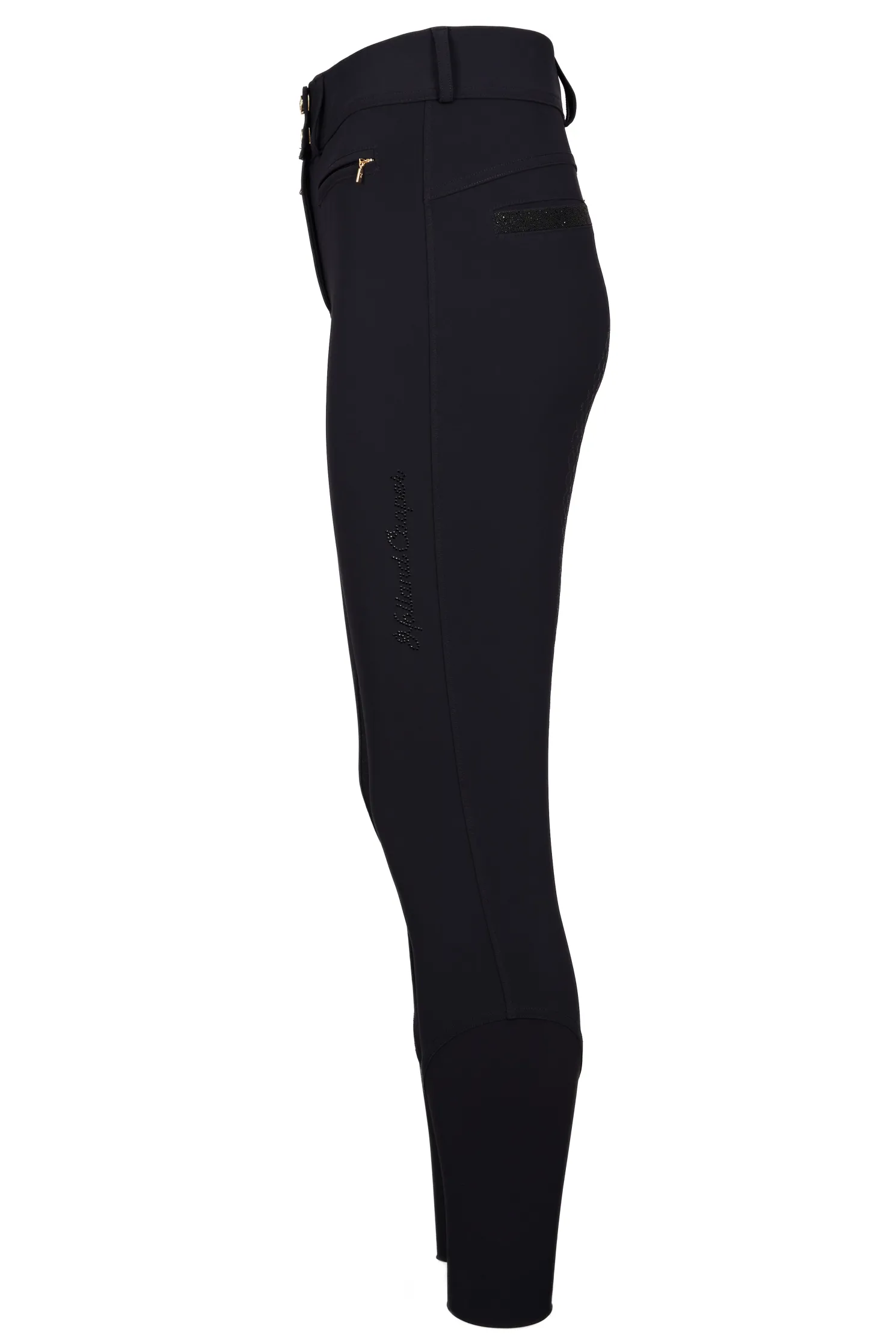 Premium Mid Rise Breeches (Black)