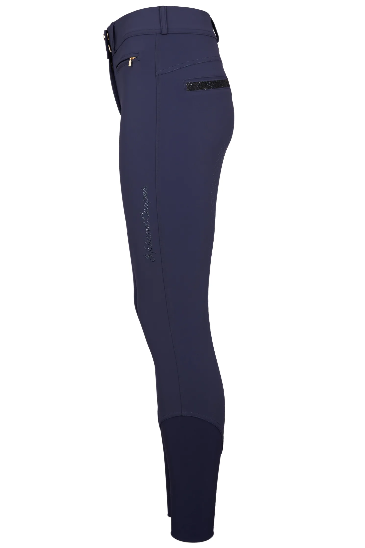 Premium Mid Rise Breeches (Yale Blue)