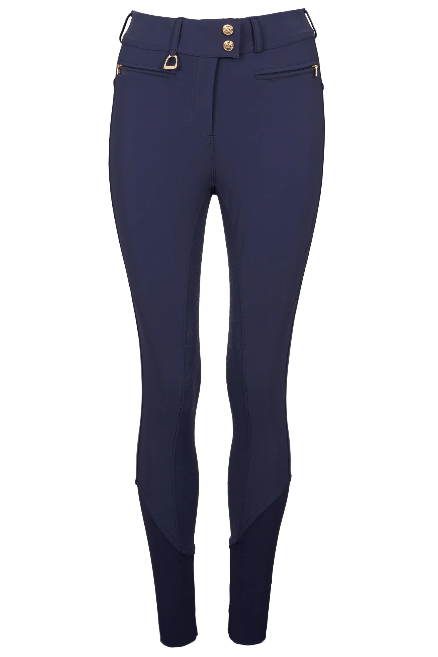 Premium Mid Rise Breeches (Yale Blue)
