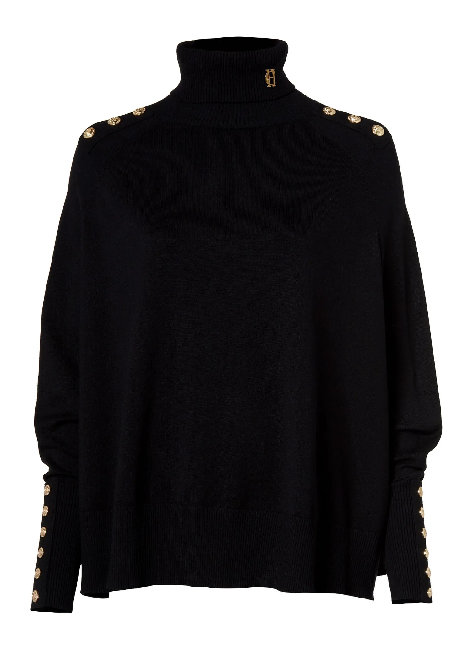 Queensbury Cape Knit (Black)