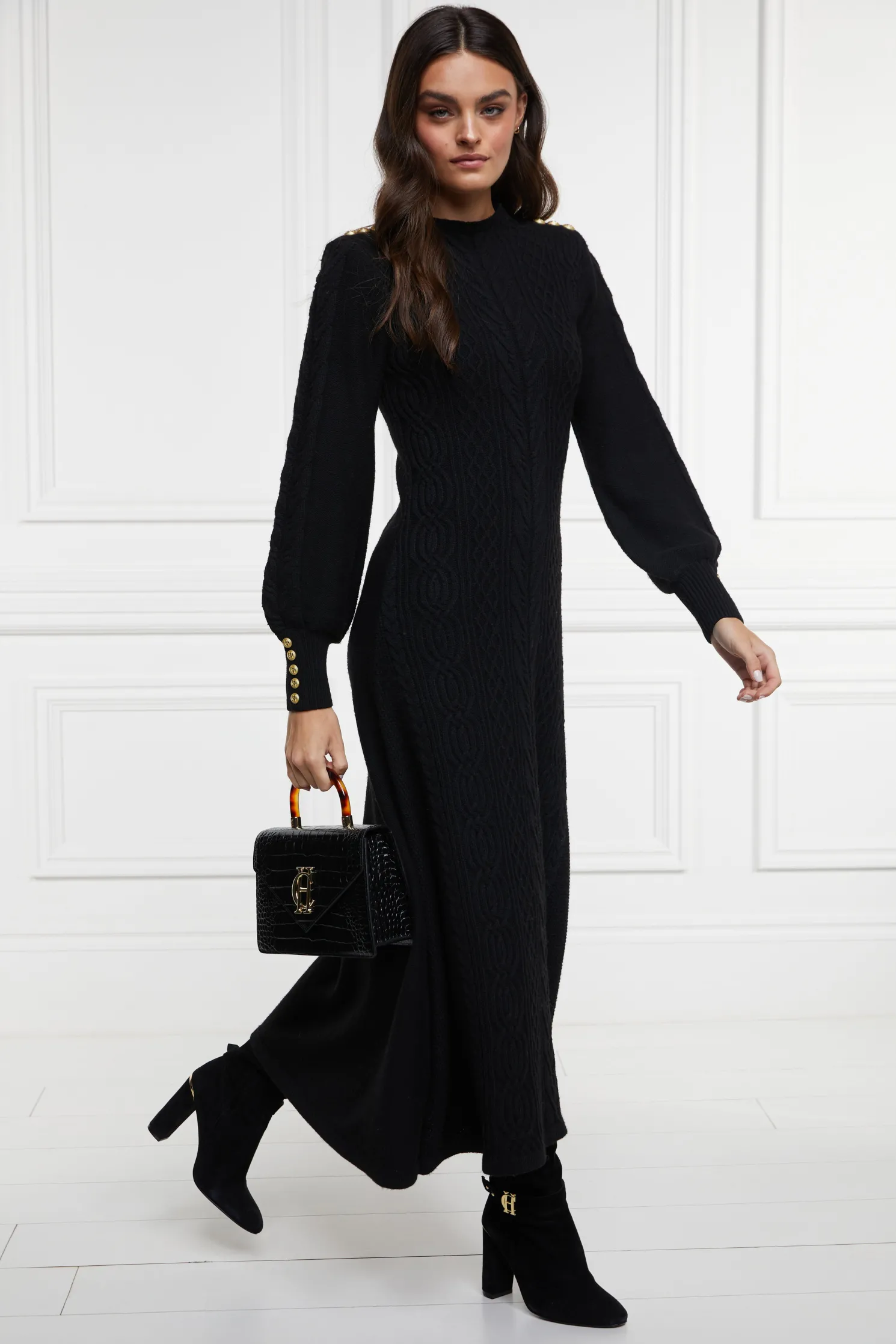 Rachel Maxi Dress (Black)