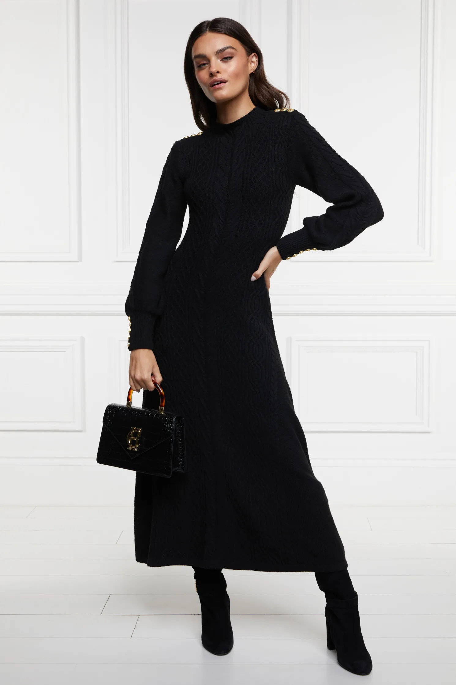 Rachel Maxi Dress (Black)