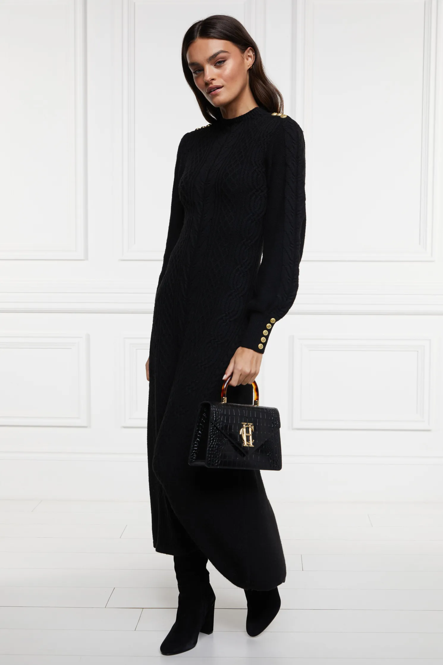 Rachel Maxi Dress (Black)