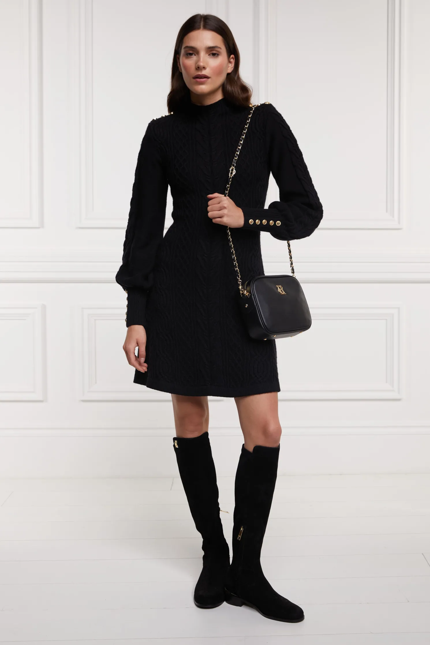 Rachel Mini Dress (Black)