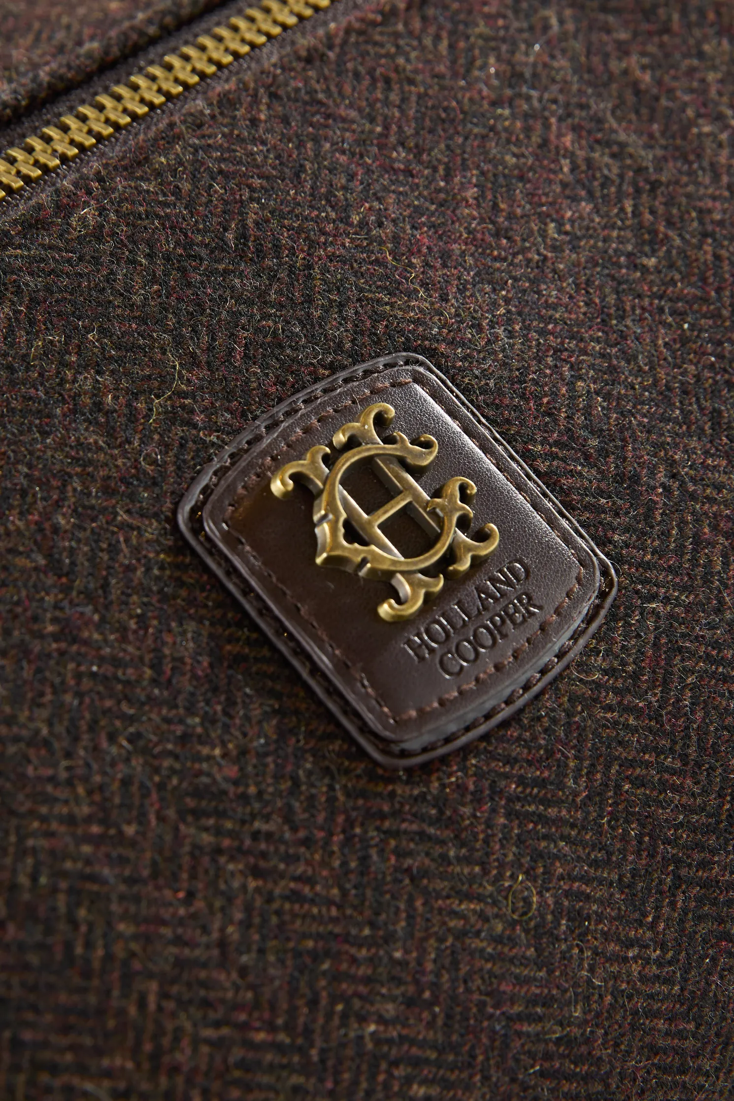 Regency Holdall (Brown Herringbone)