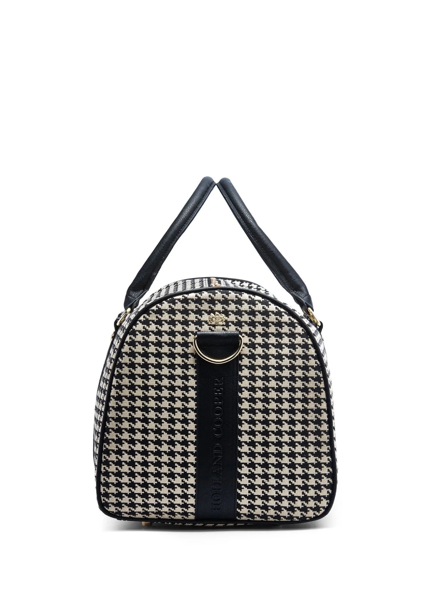 Regency Holdall (Ecru Houndstooth)