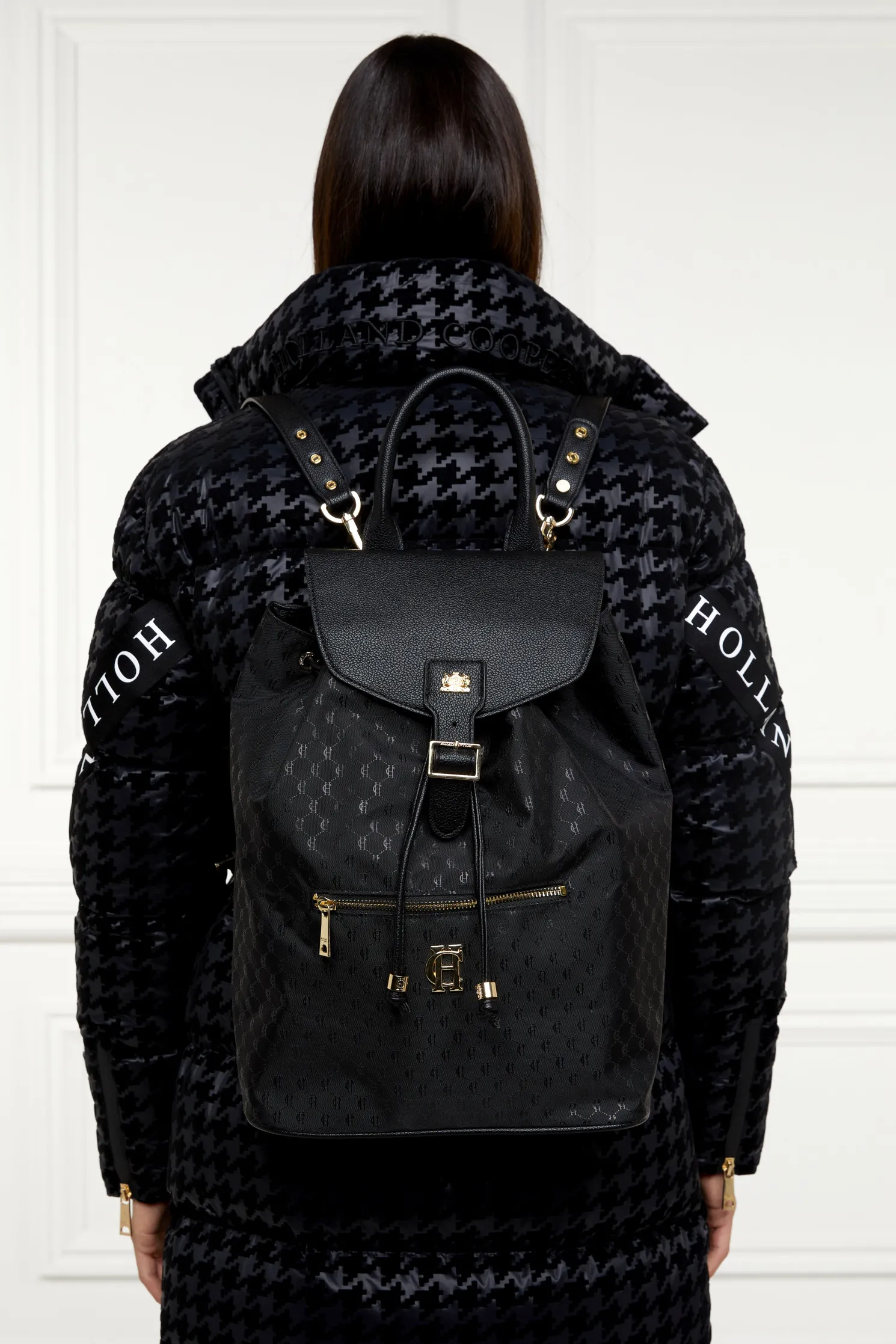 Regency Monogram Backpack (Black Monogram)