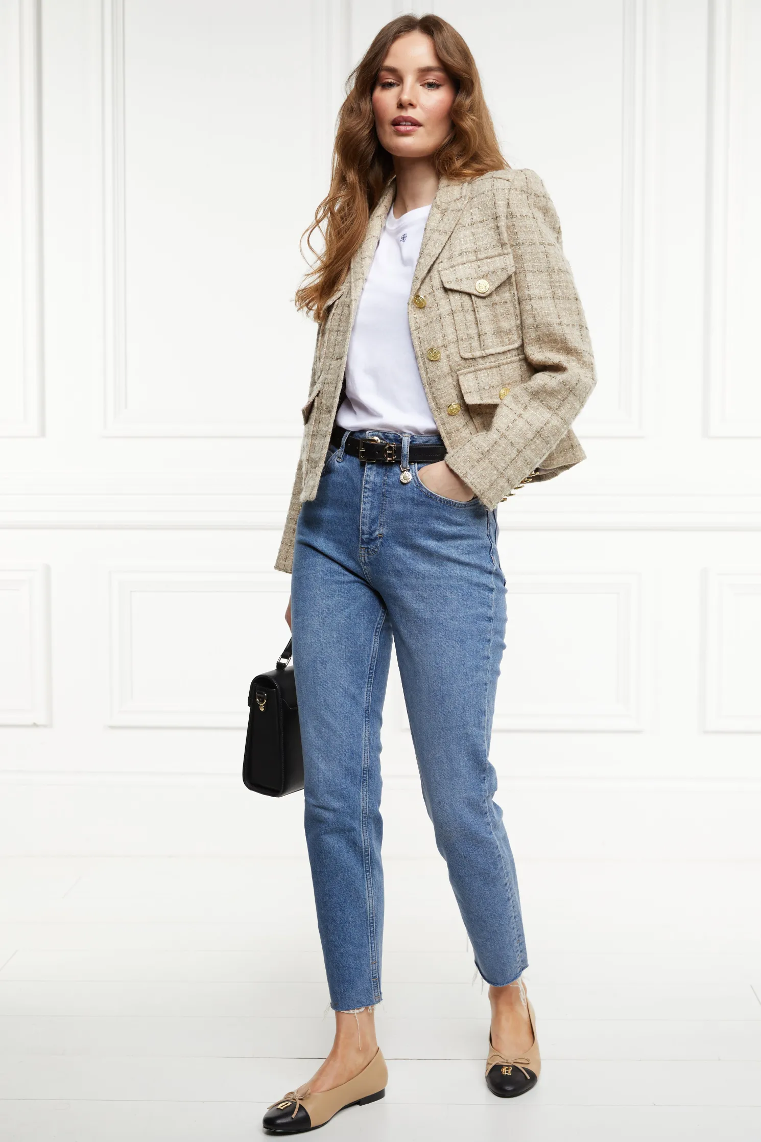 Richmond Jacket (Camel Sparkle Tweed)