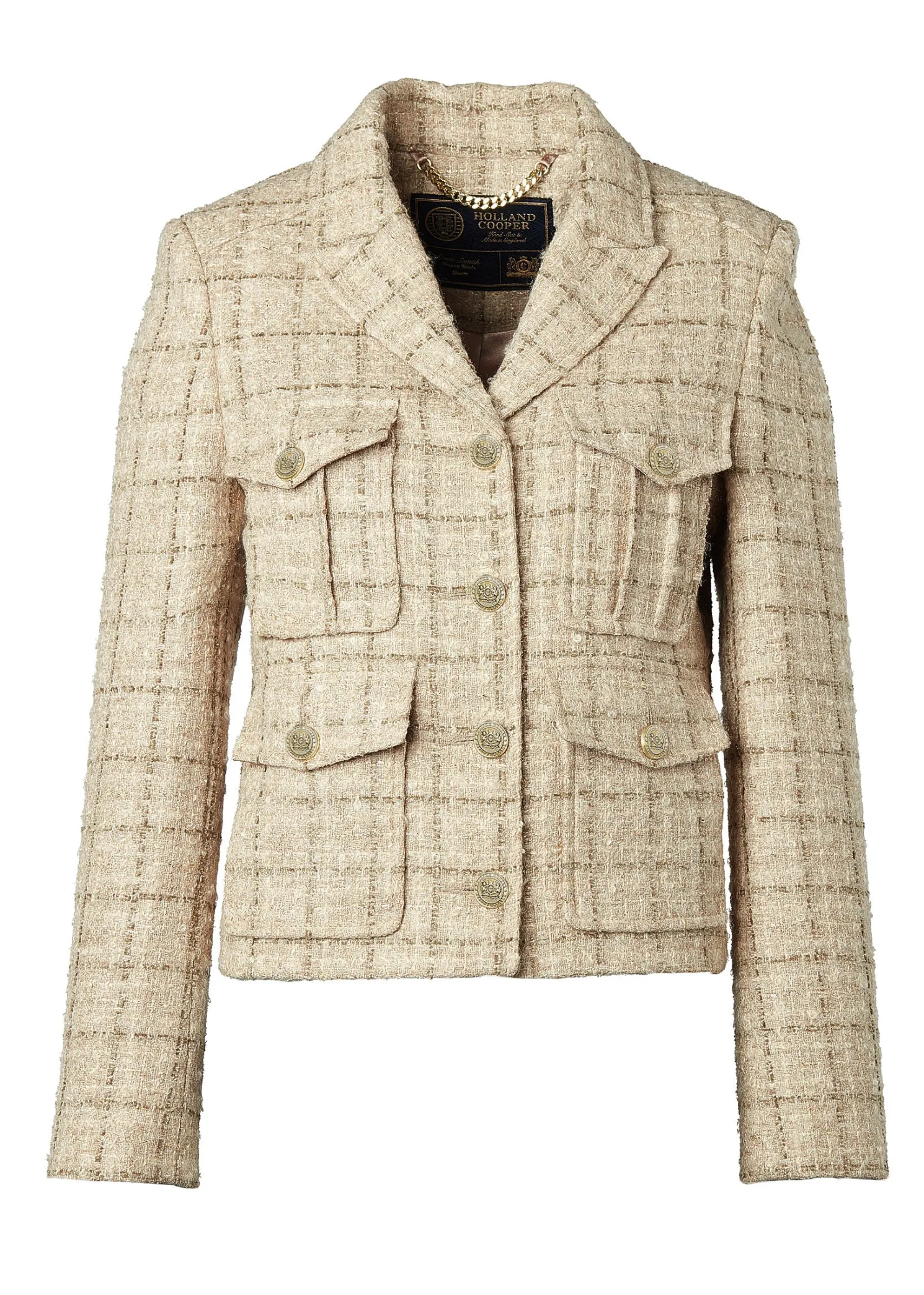 Richmond Jacket (Camel Sparkle Tweed)