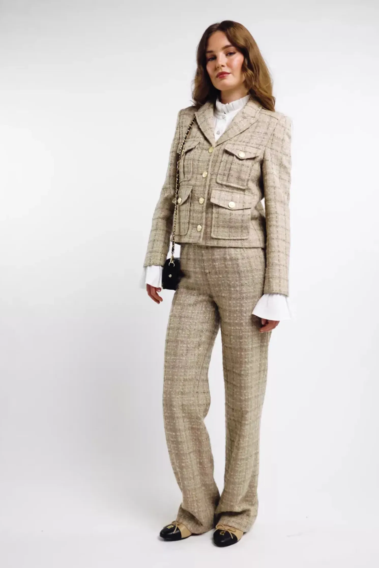 Richmond Jacket (Camel Sparkle Tweed)