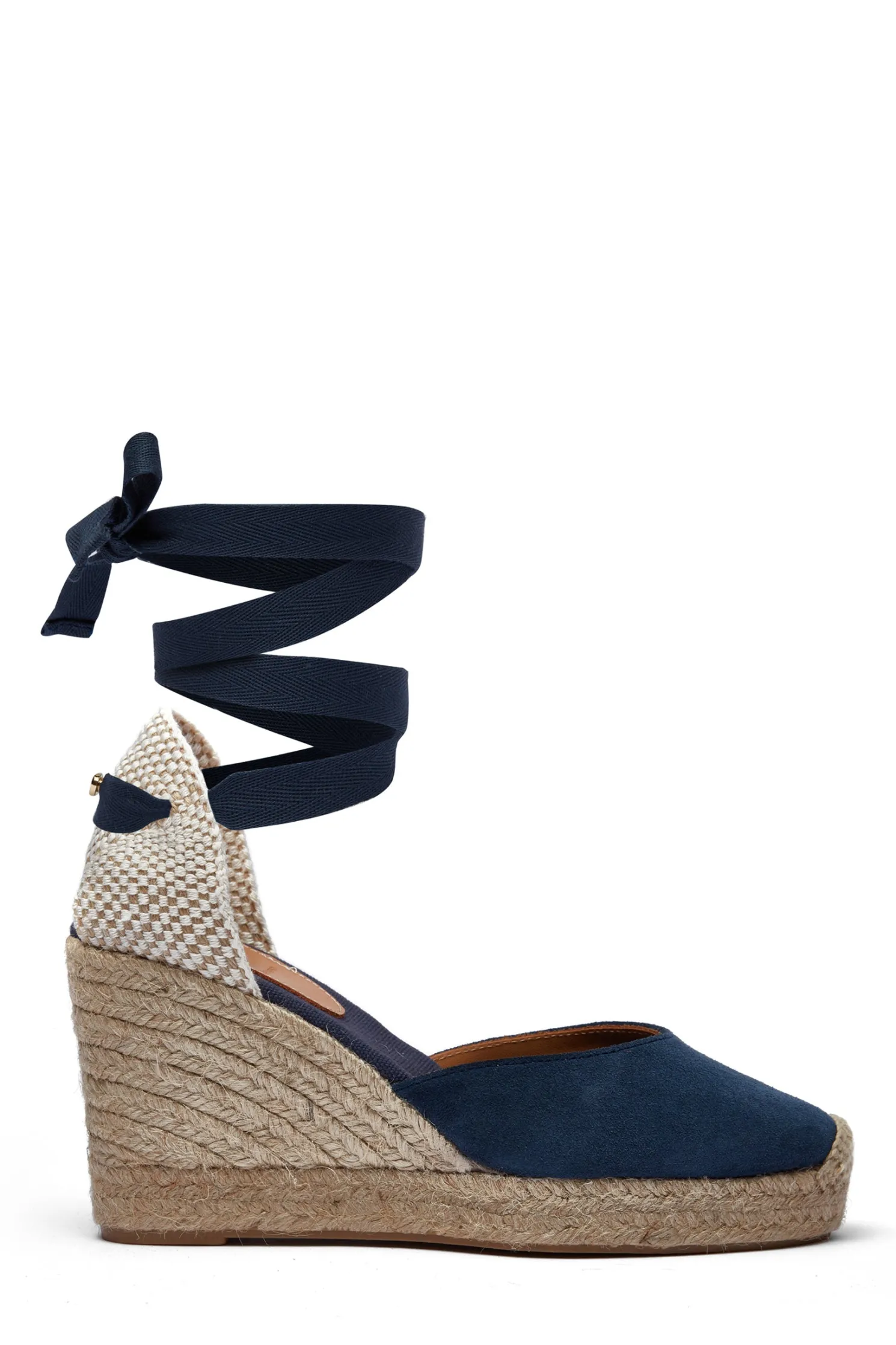 Seville Wedge Sandal (Navy)