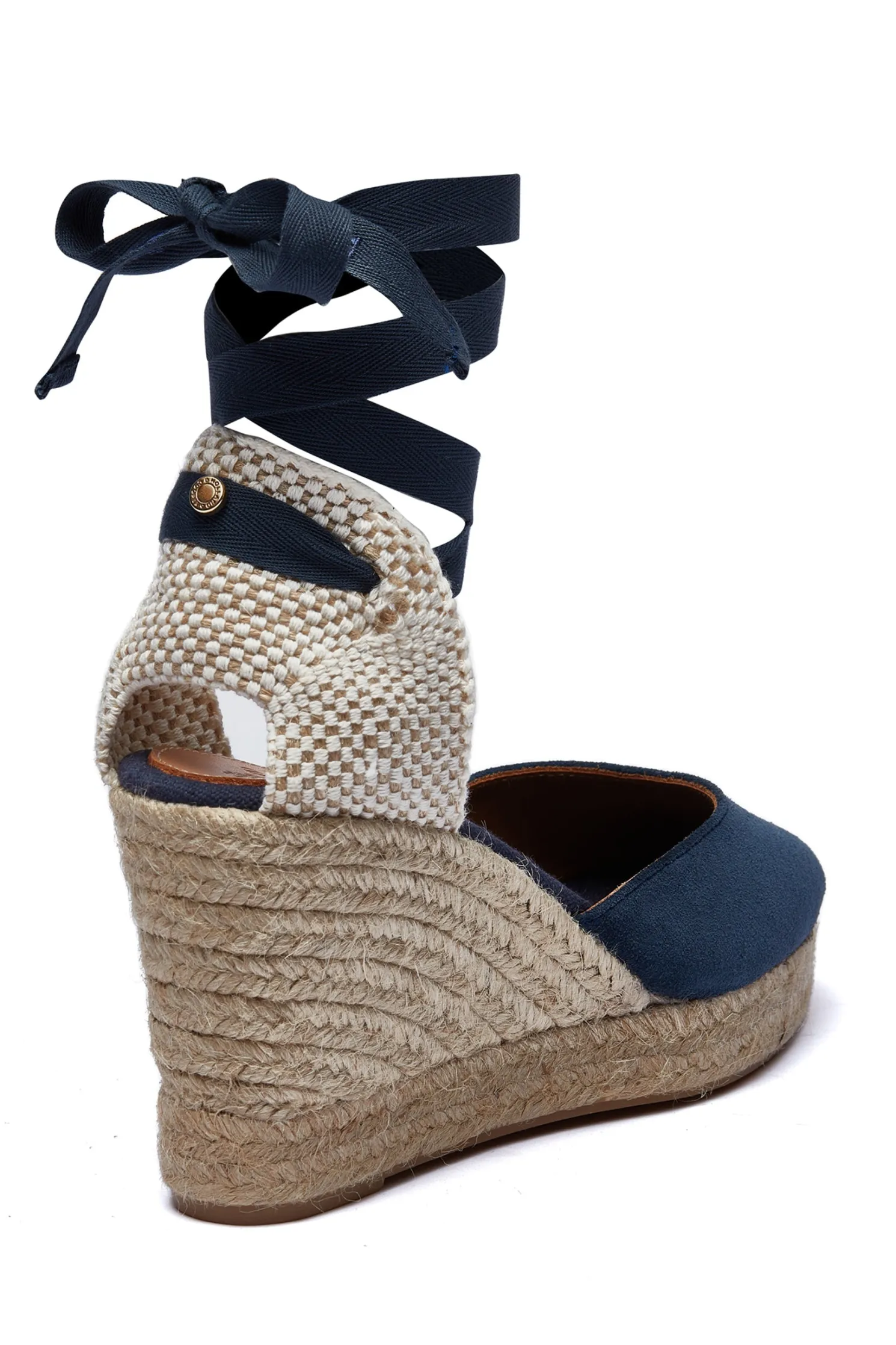 Seville Wedge Sandal (Navy)